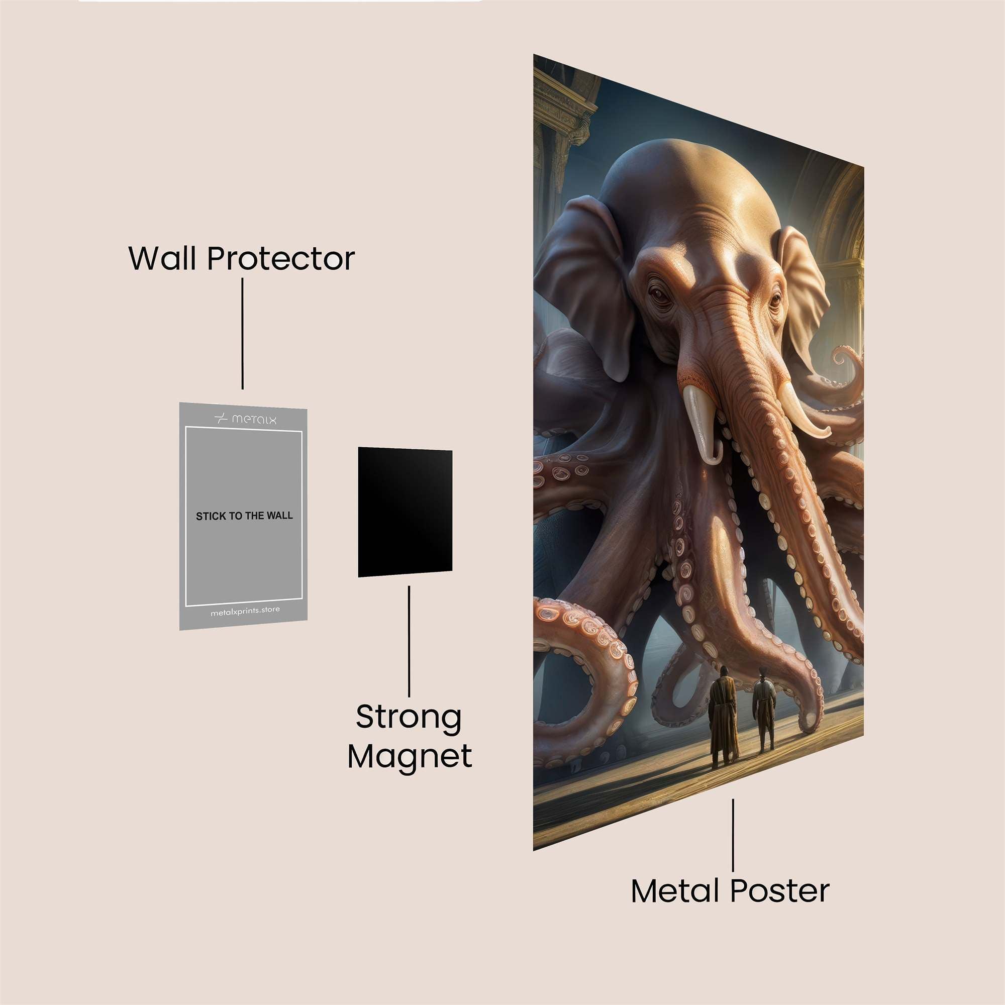 Elephantine Enigma Safe Wall Magnetic / M