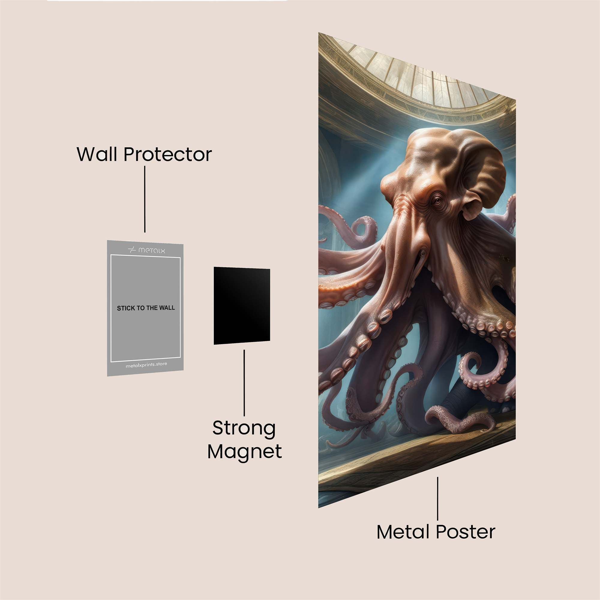 Cthulhu Enigmatic Safe Wall Magnetic / M