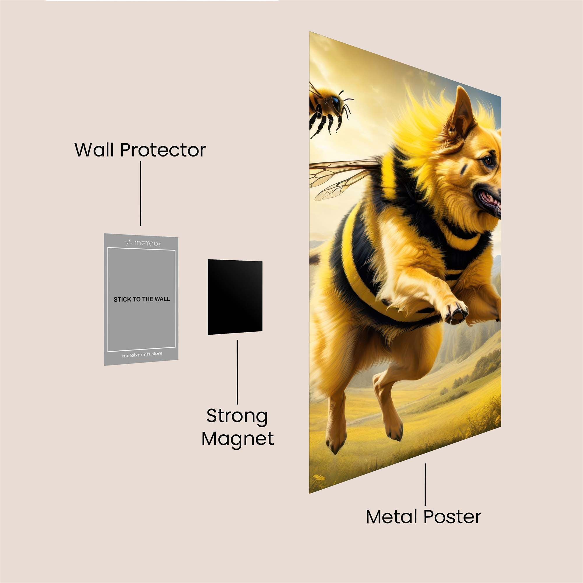 Buzzing Adventure Safe Wall Magnetic / M