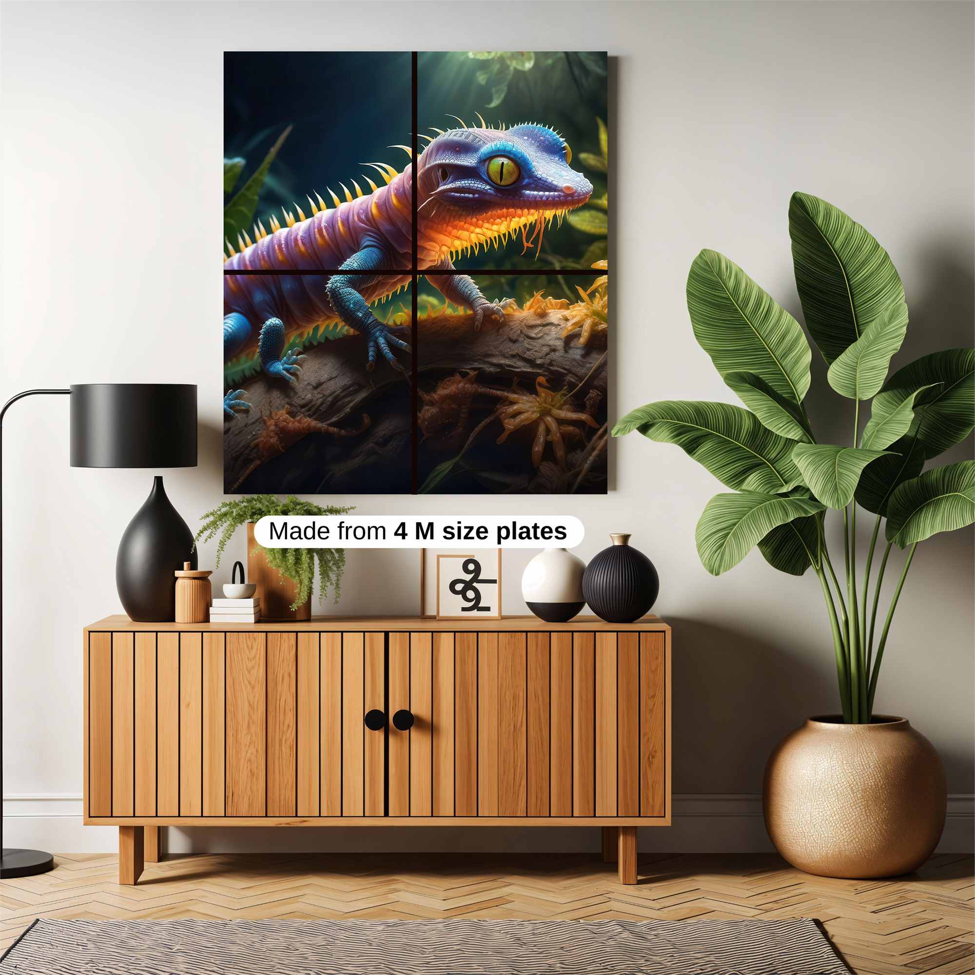 Lizard Glow Safe Wall Magnetic / M