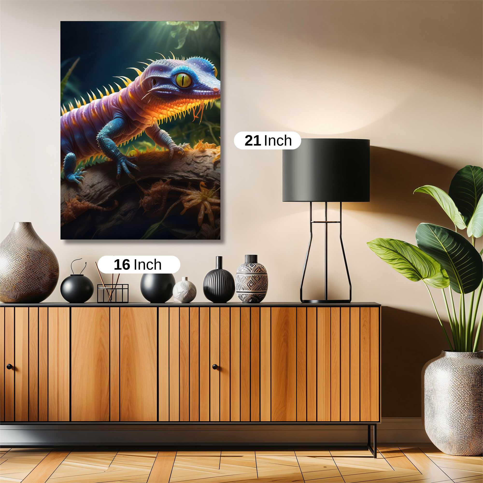 Lizard Glow Safe Wall Magnetic / M