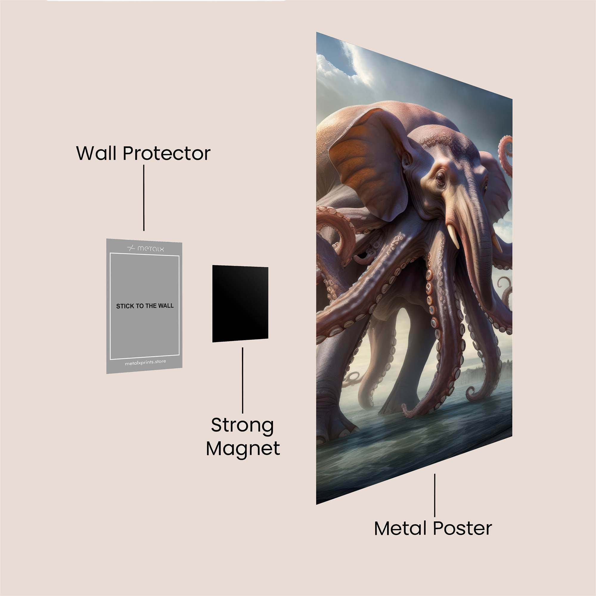 Elephantine Enigma Safe Wall Magnetic / M