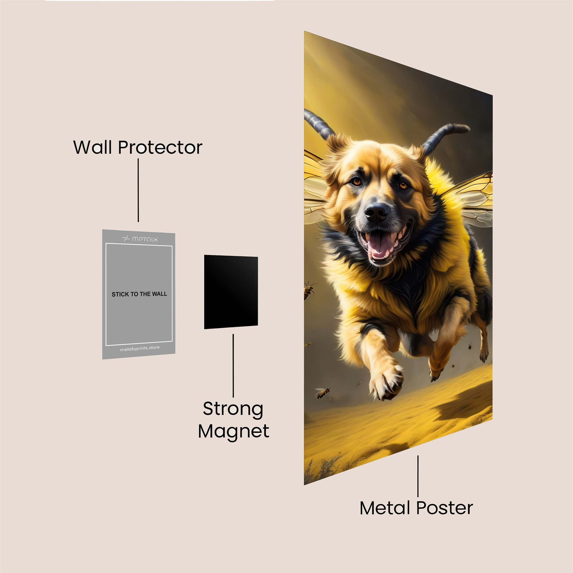 BeeBound Joy Safe Wall Magnetic / M