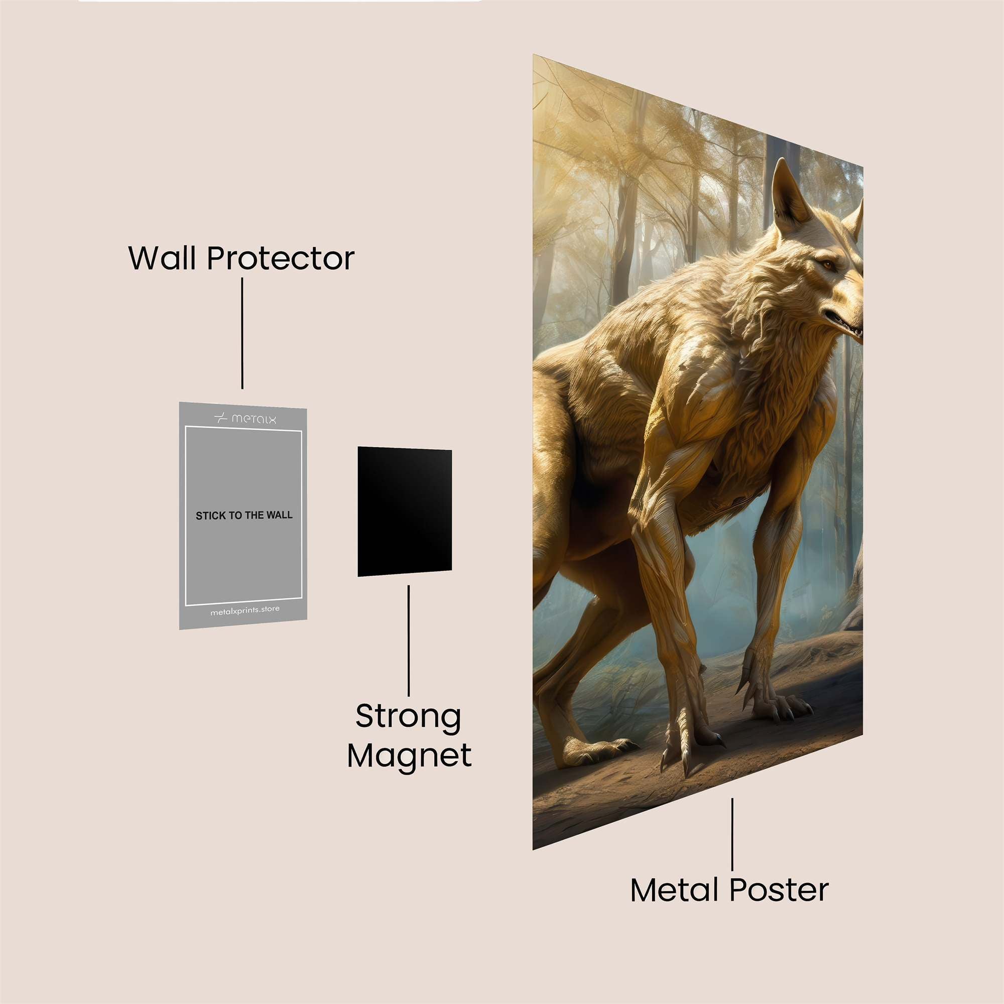 DireWolf Majestic Safe Wall Magnetic / M
