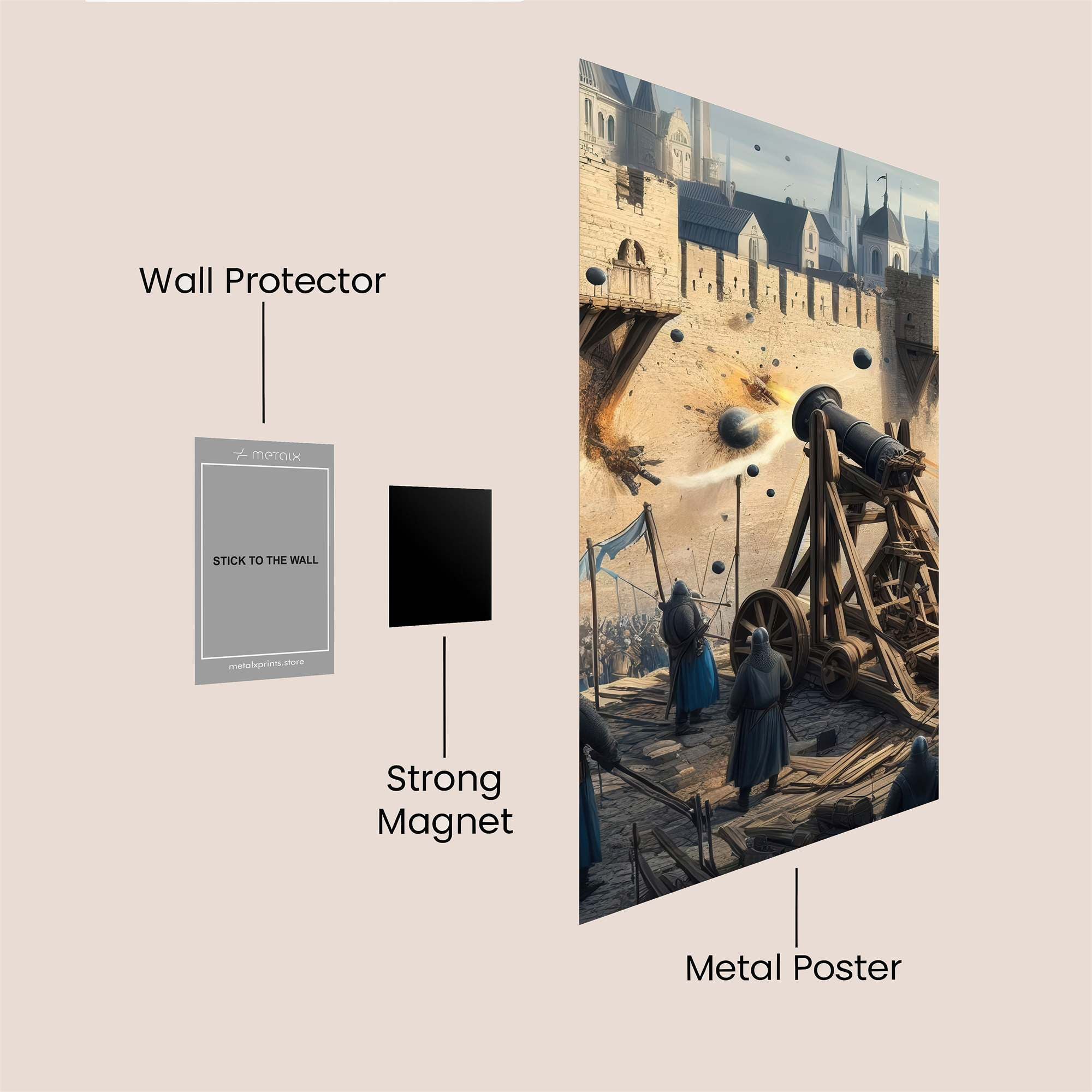 Siege Fury Safe Wall Magnetic / M