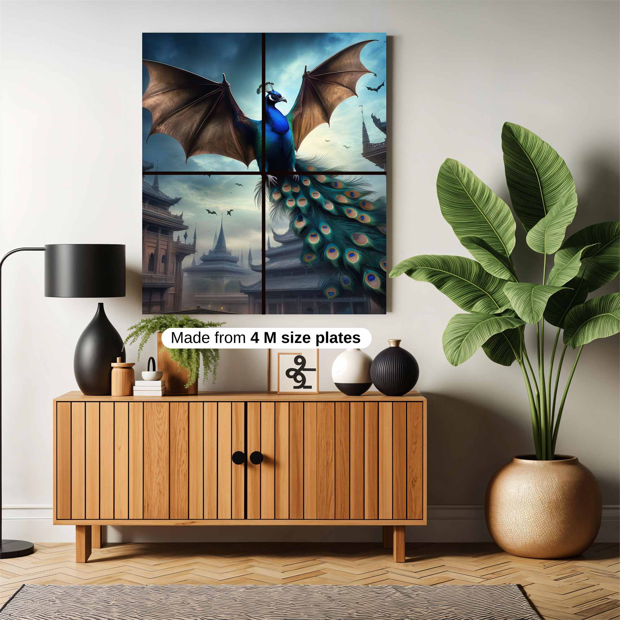 Peacock Majesty Safe Wall Magnetic / M