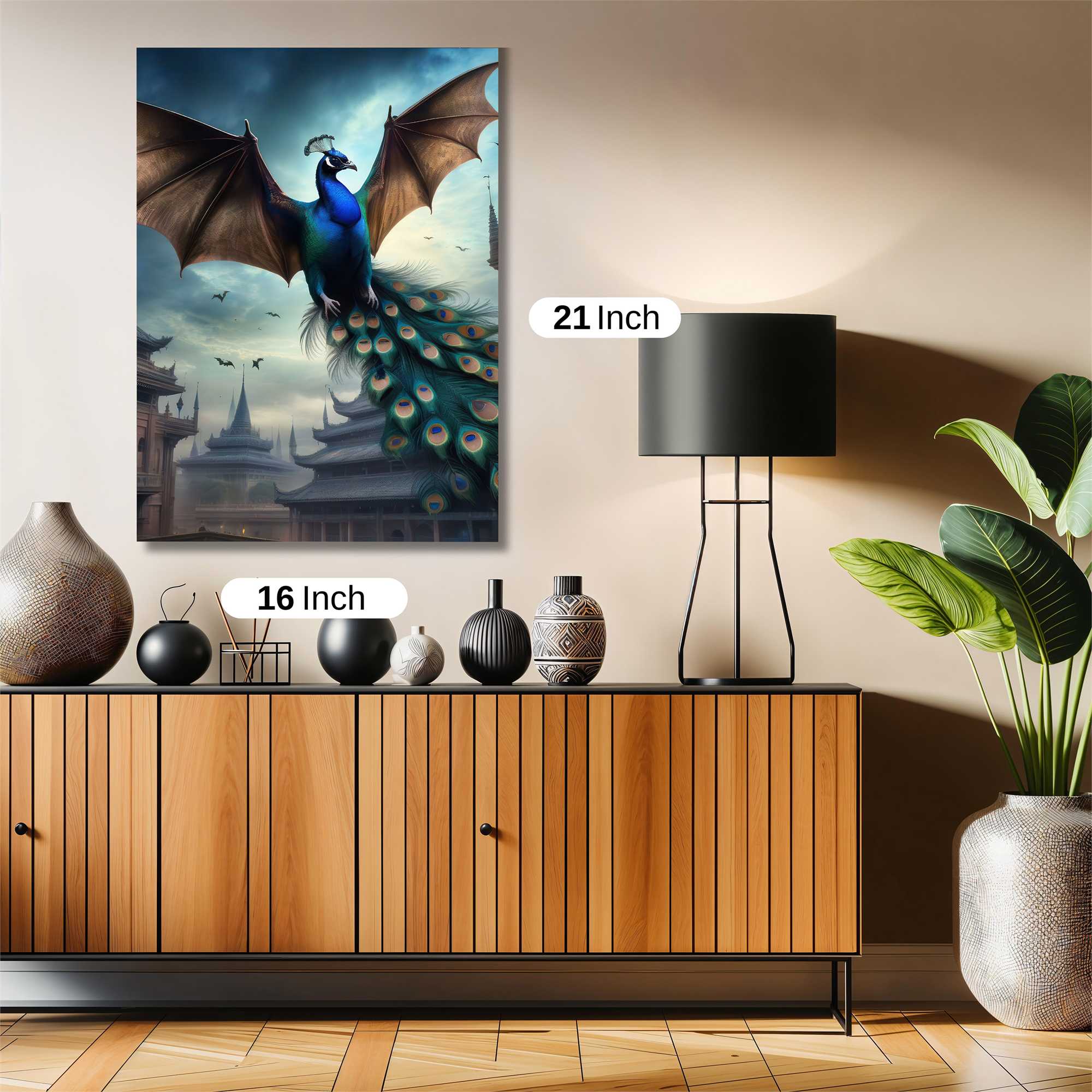 Peacock Majesty Safe Wall Magnetic / M