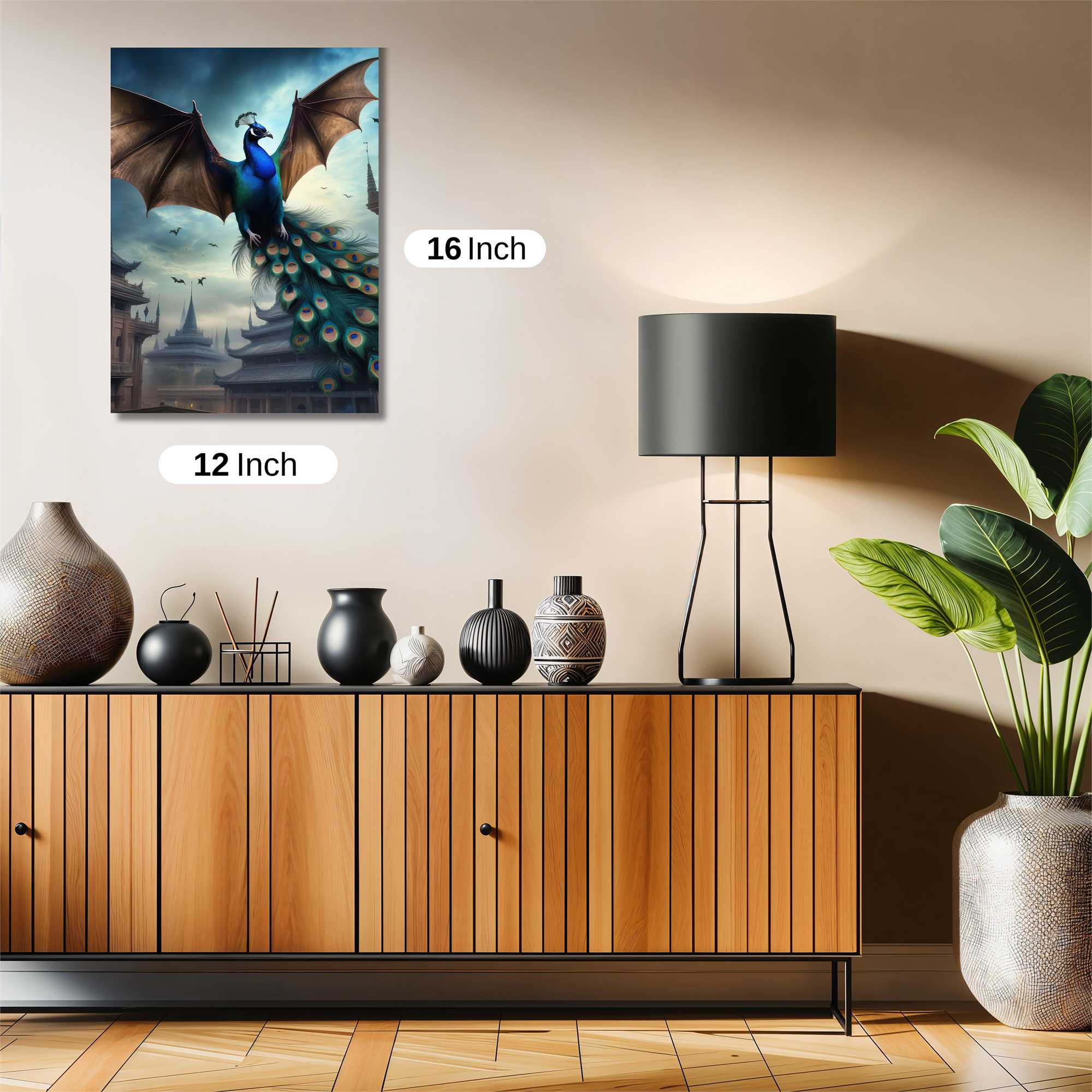 Peacock Majesty Safe Wall Magnetic / M