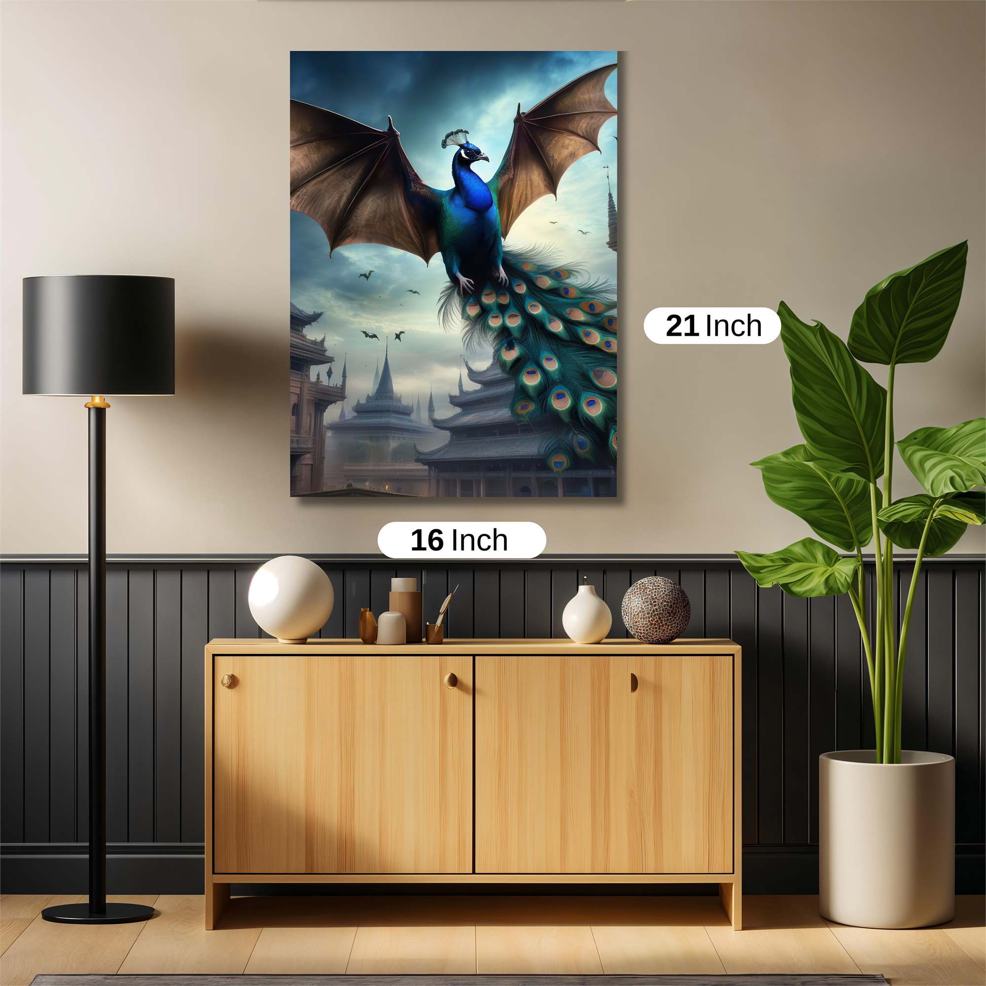 Peacock Majesty Safe Wall Magnetic / M