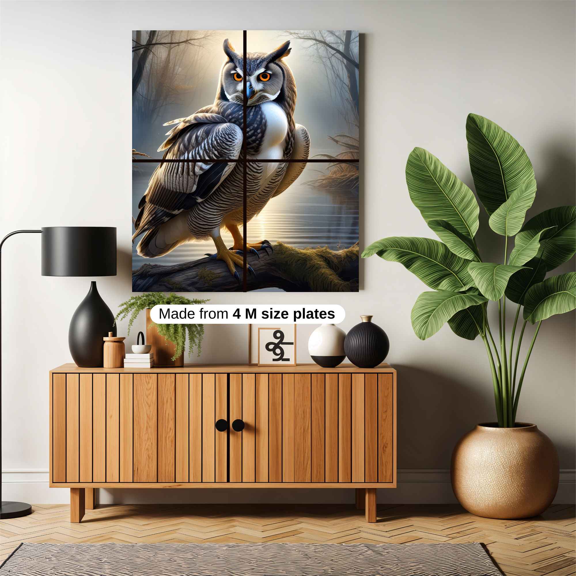 Owl Serene Safe Wall Magnetic / M