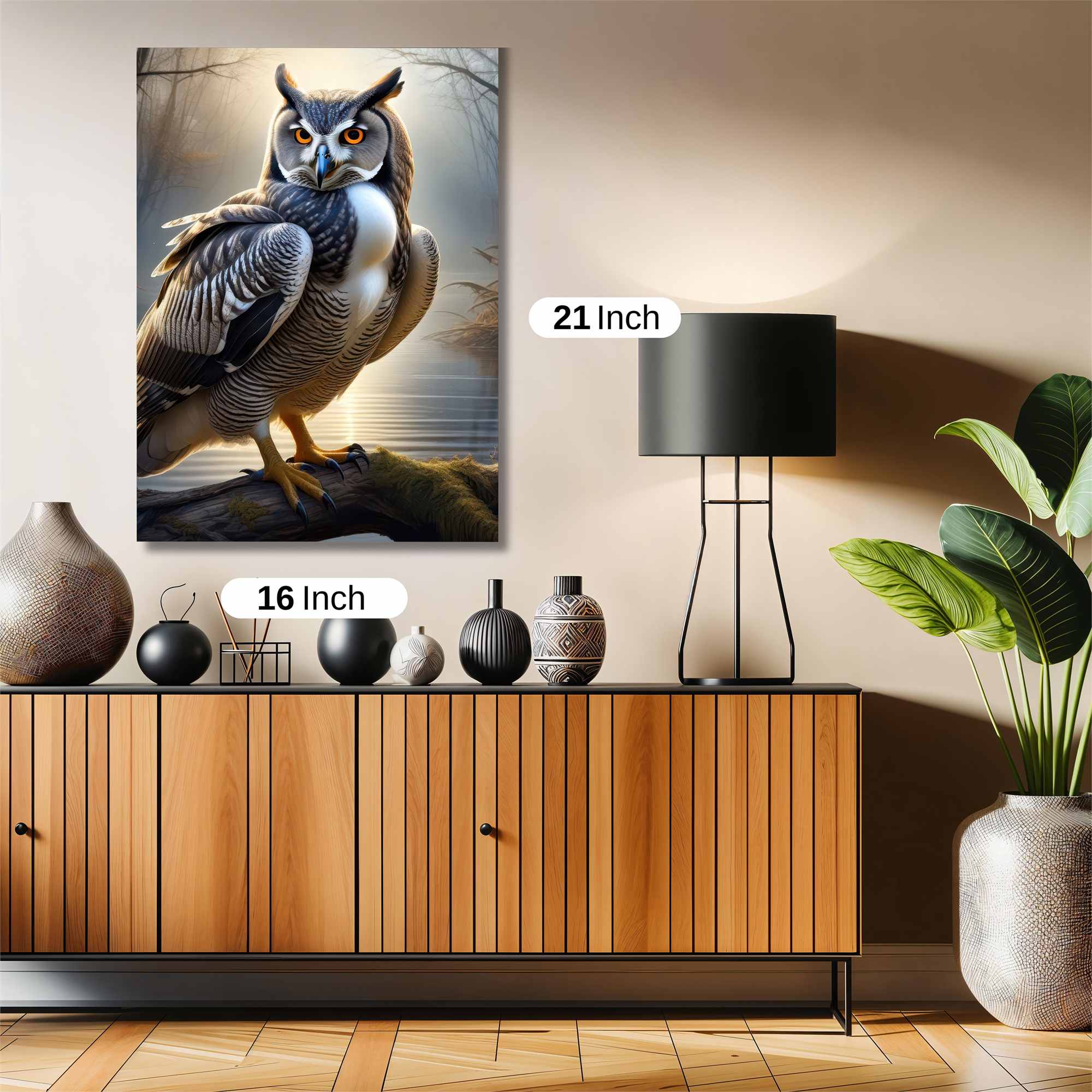 Owl Serene Safe Wall Magnetic / M