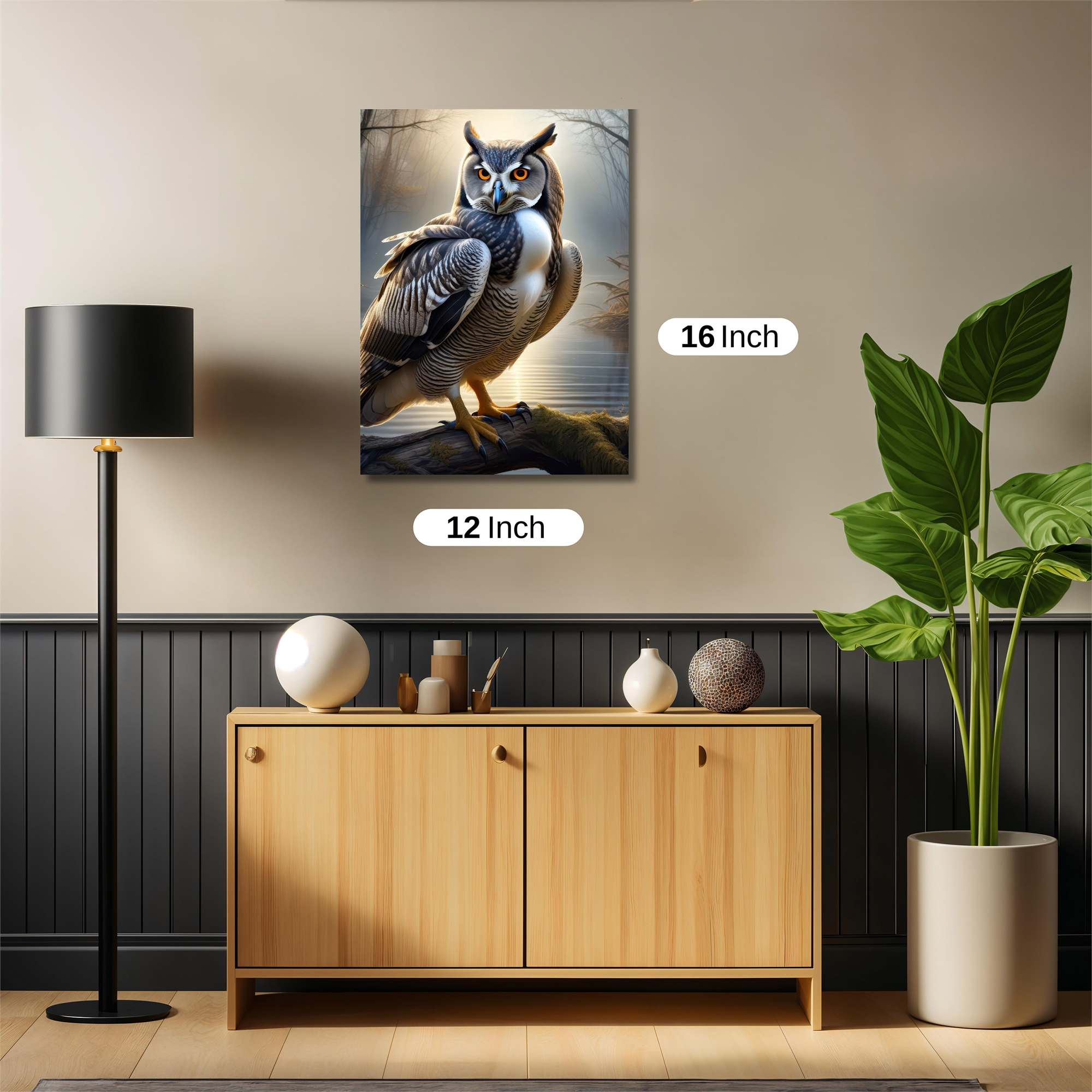 Owl Serene Safe Wall Magnetic / M