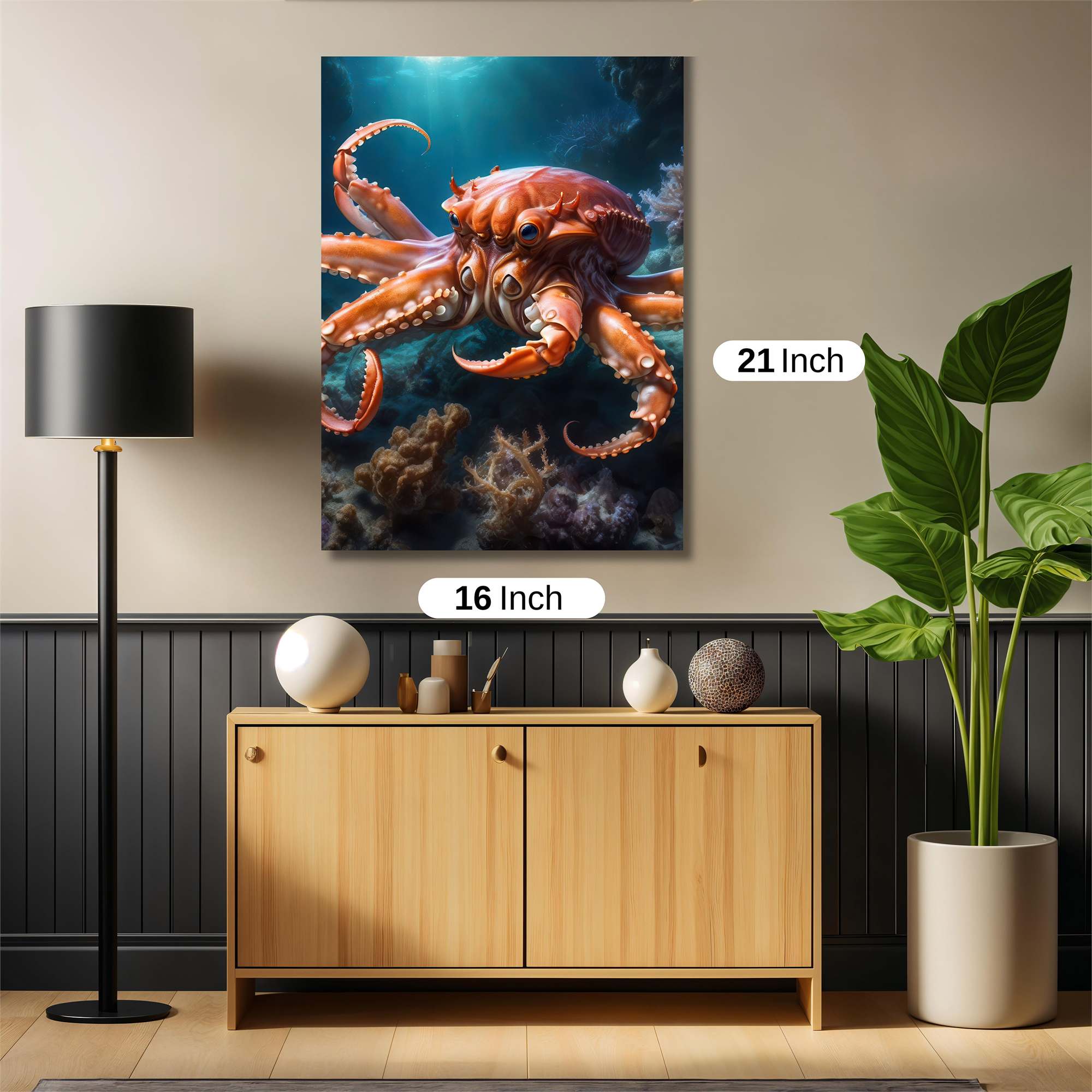 Octopus Enigma Safe Wall Magnetic / M