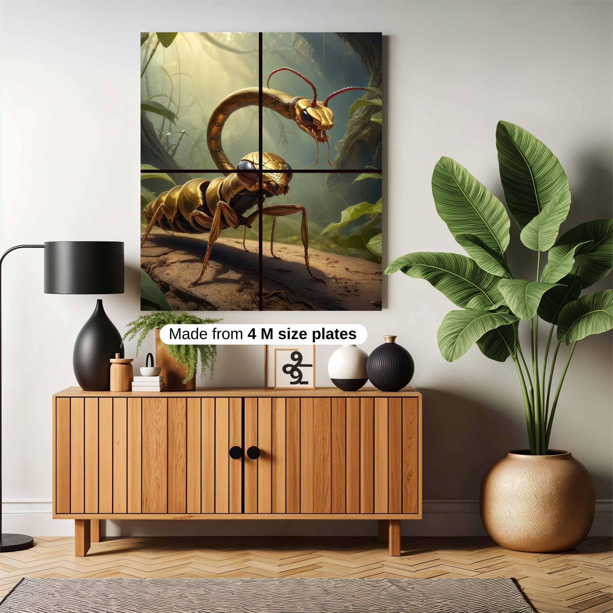 Golden Menace Safe Wall Magnetic / M