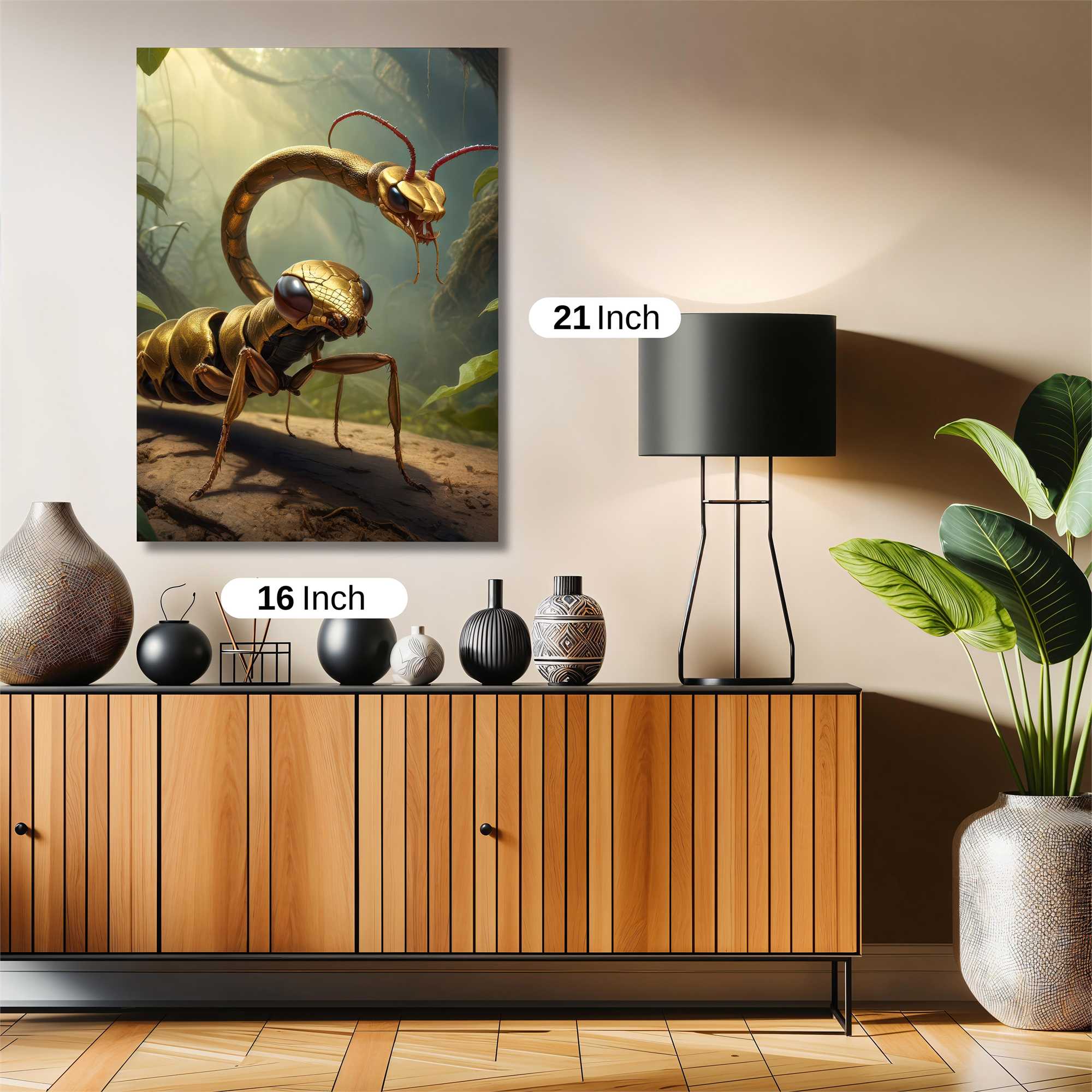 Golden Menace Safe Wall Magnetic / M