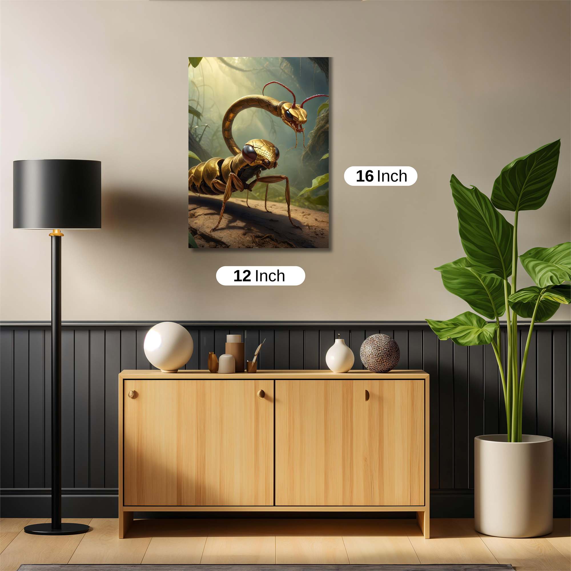 Golden Menace Safe Wall Magnetic / M