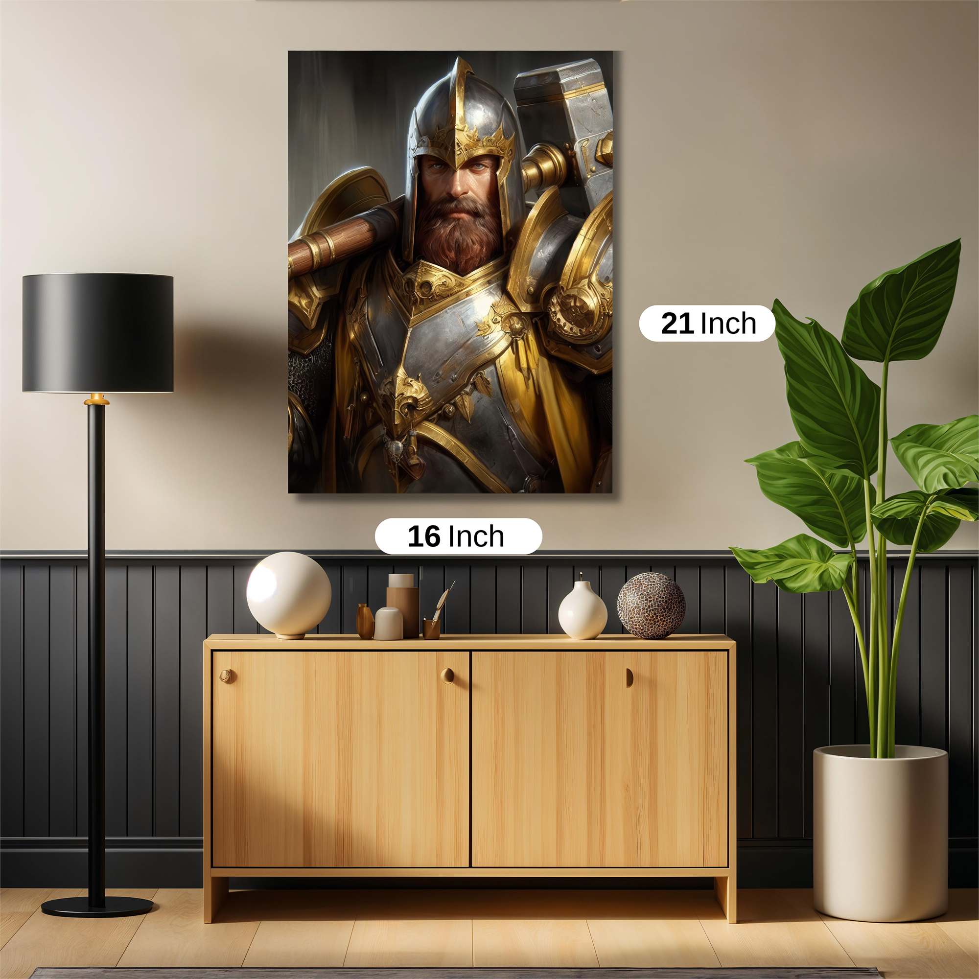 Knightly Valor Safe Wall Magnetic / M