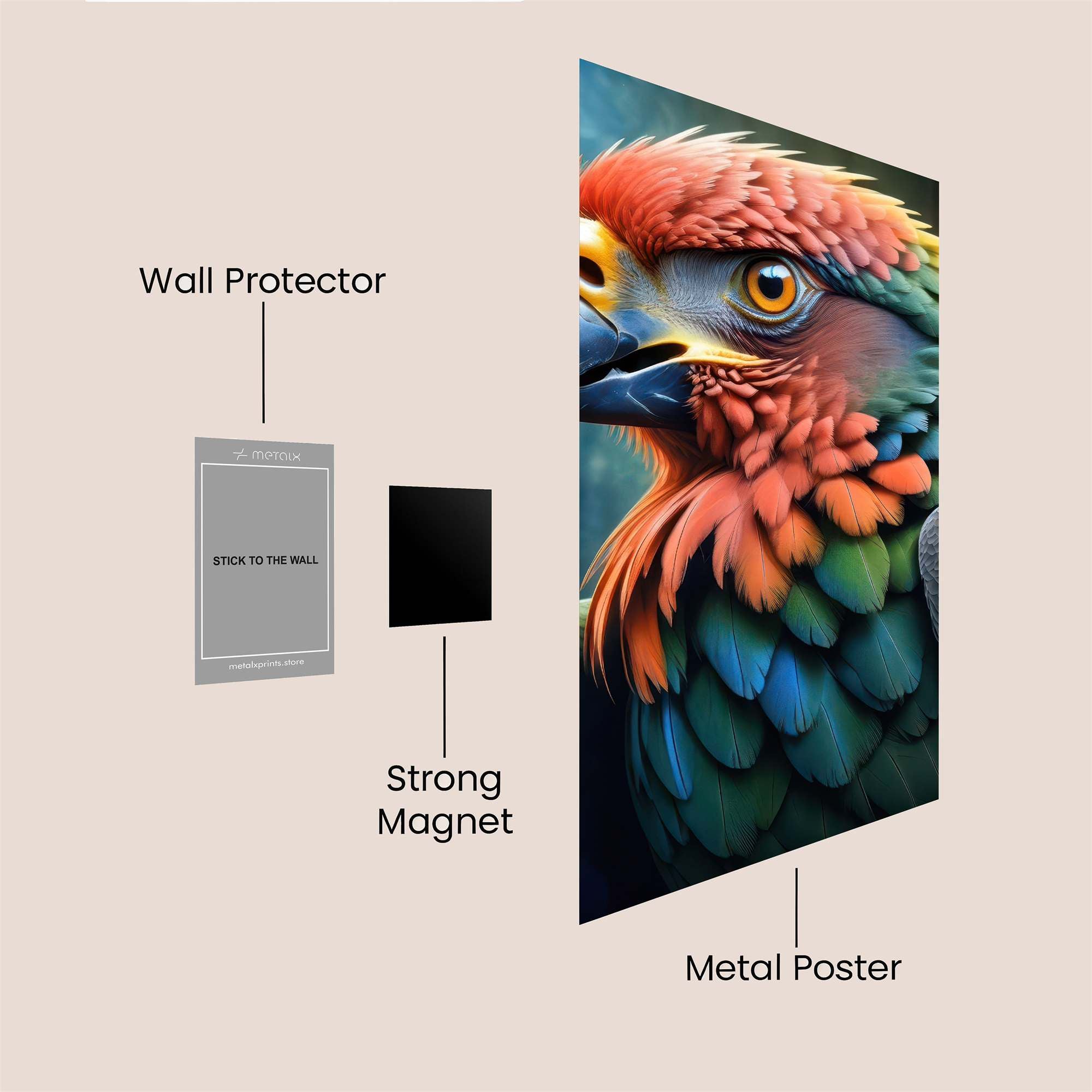 Phoenix Radiant Safe Wall Magnetic / M