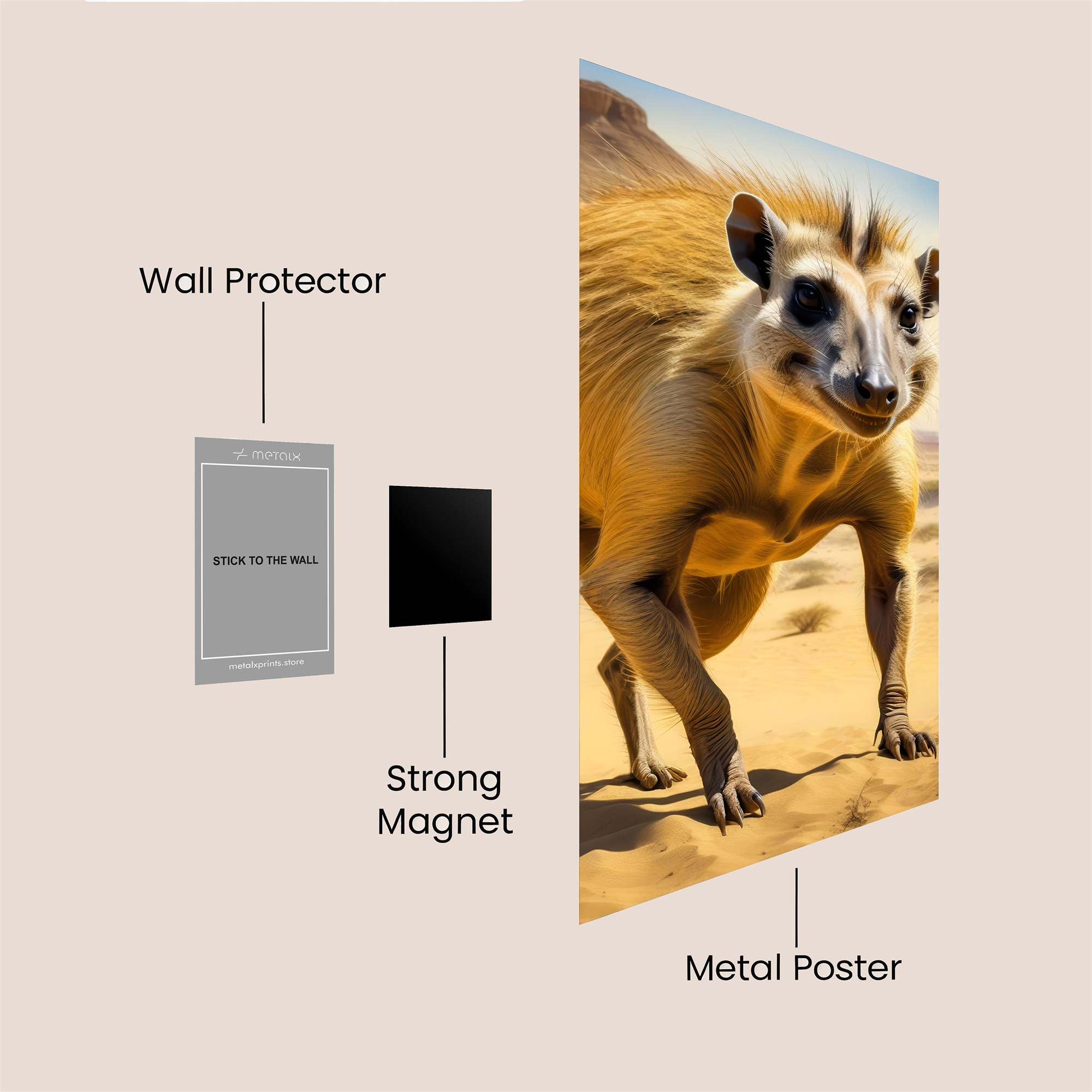 Desert Dreamer Safe Wall Magnetic / M