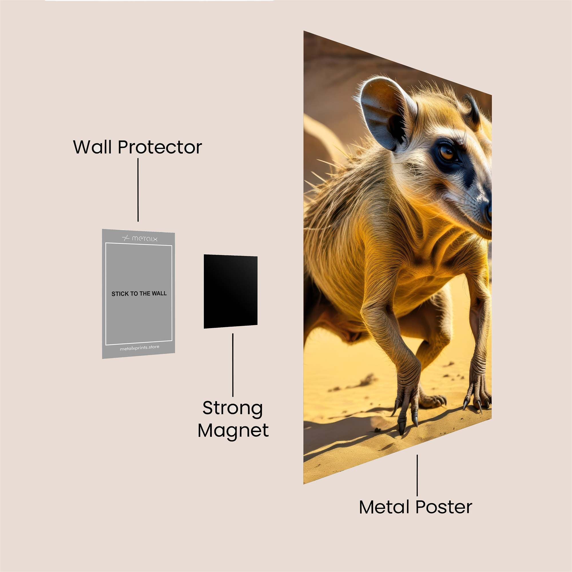 DesertQuirk Safe Wall Magnetic / M