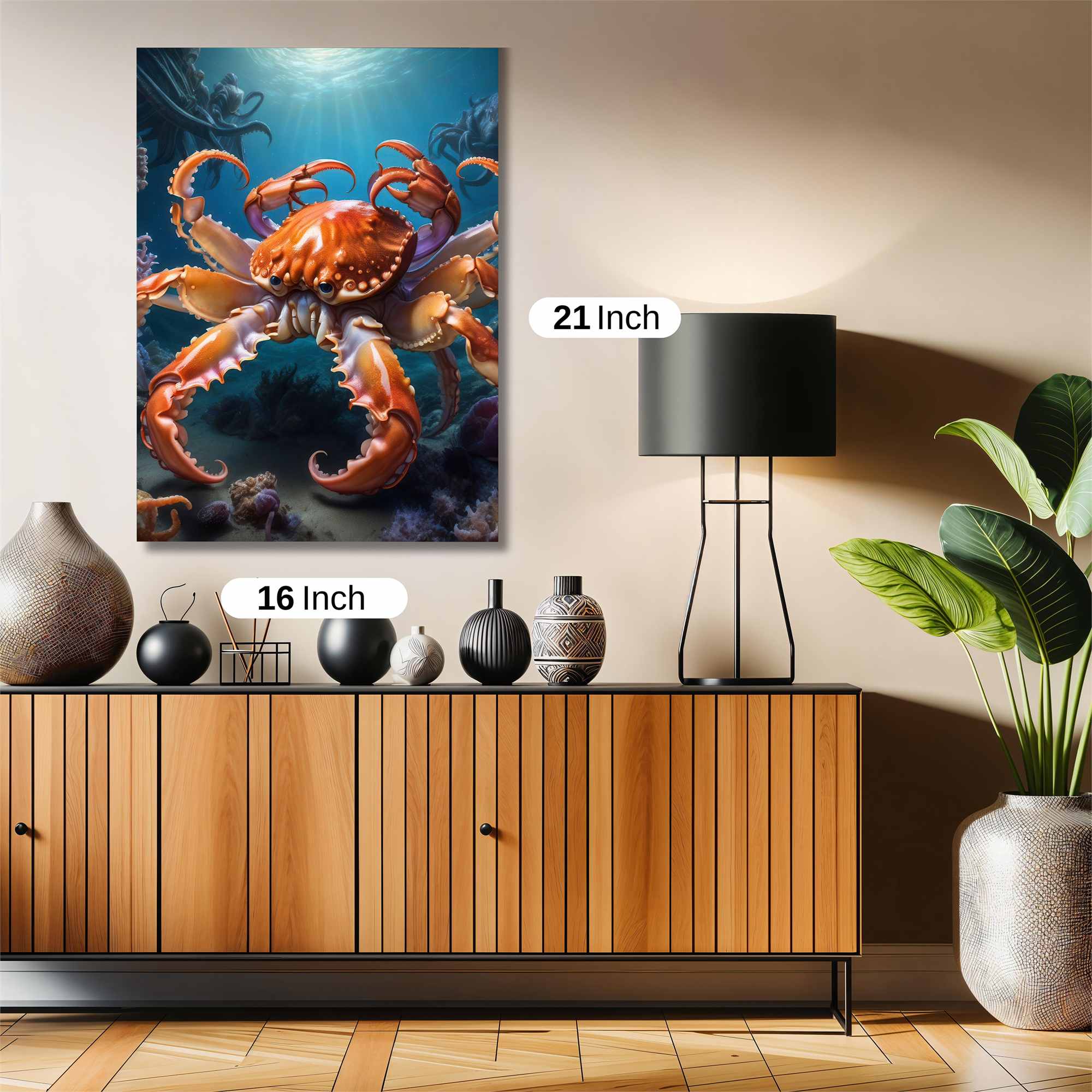 Crab Majesty Safe Wall Magnetic / M