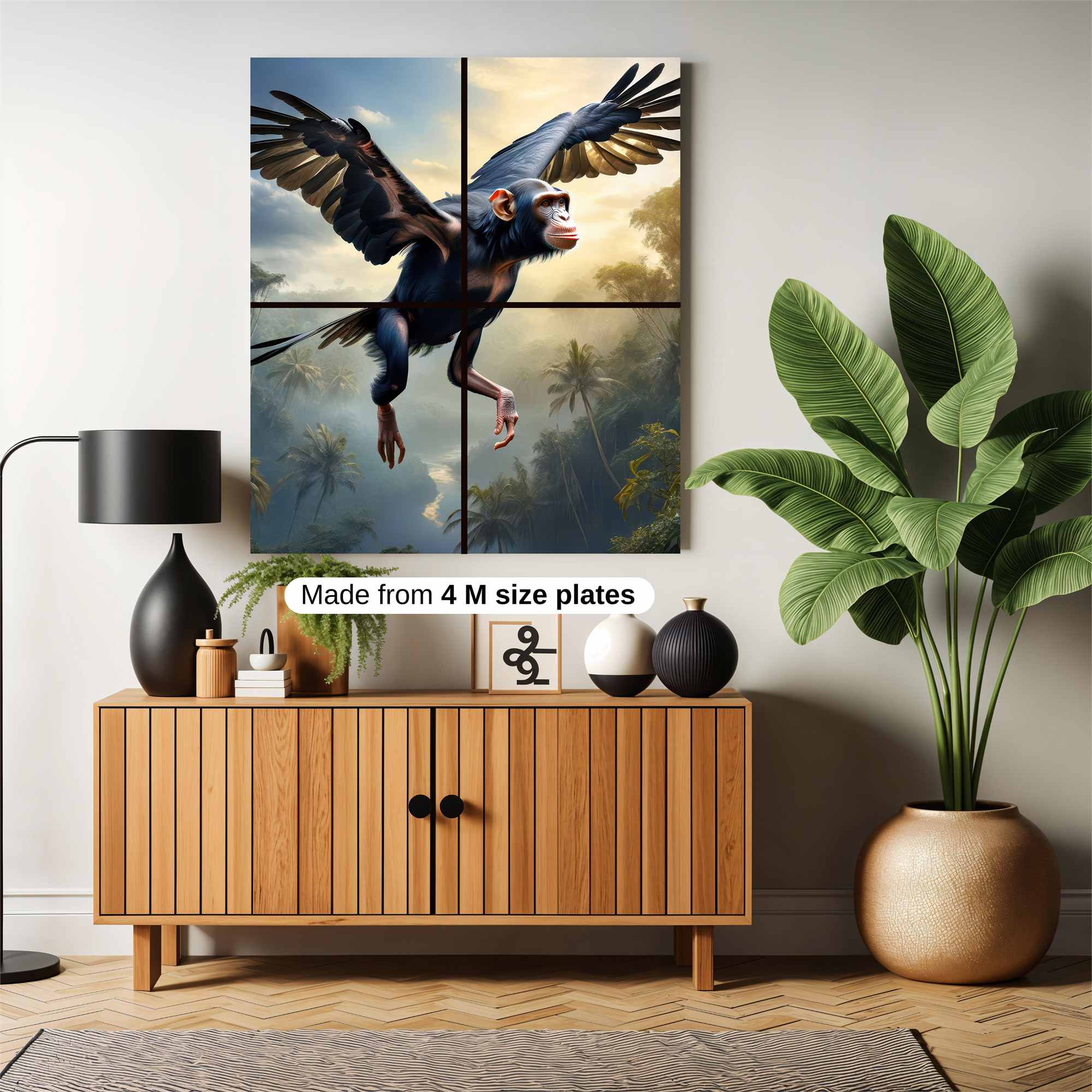Monkey Majestic Safe Wall Magnetic / M