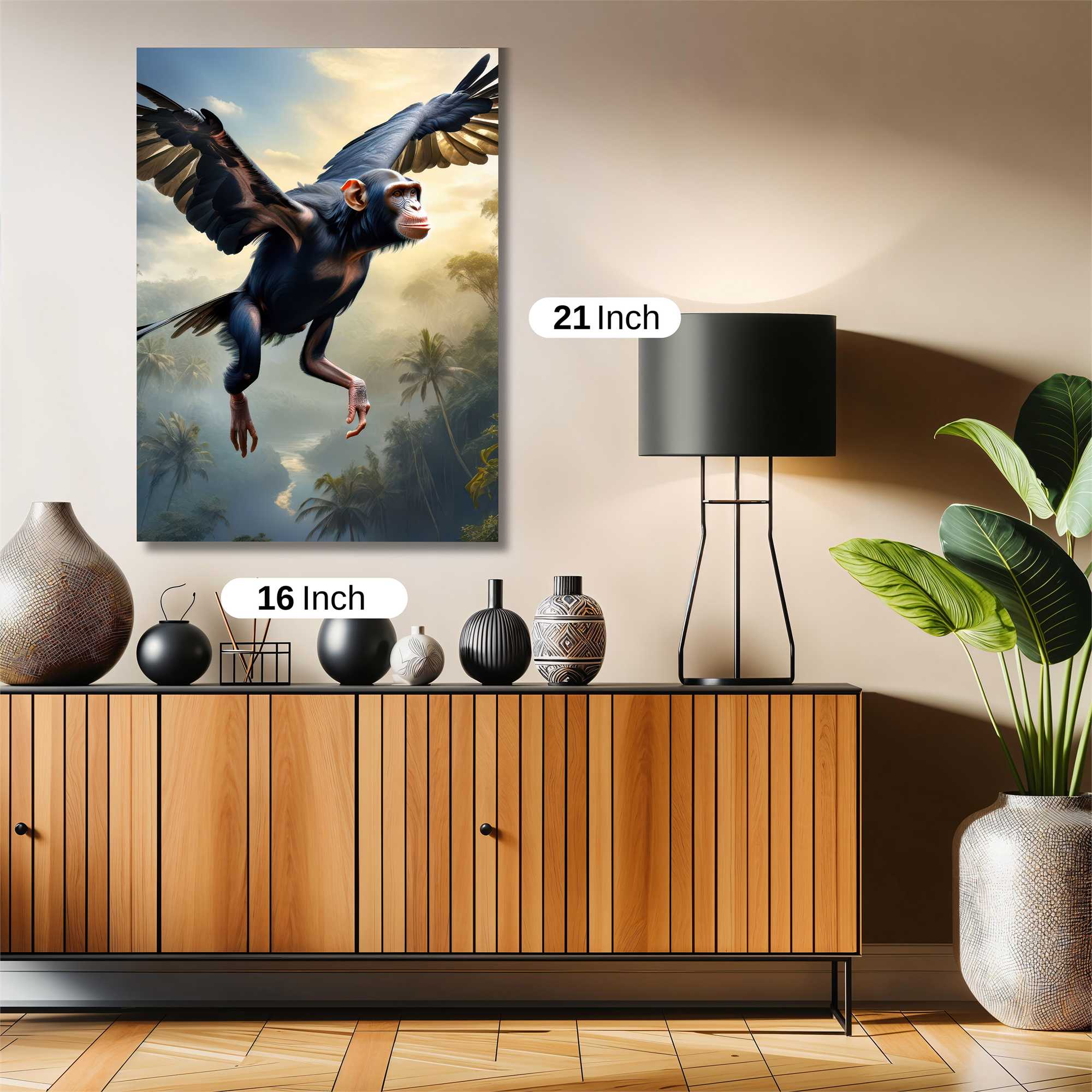 Monkey Majestic Safe Wall Magnetic / M