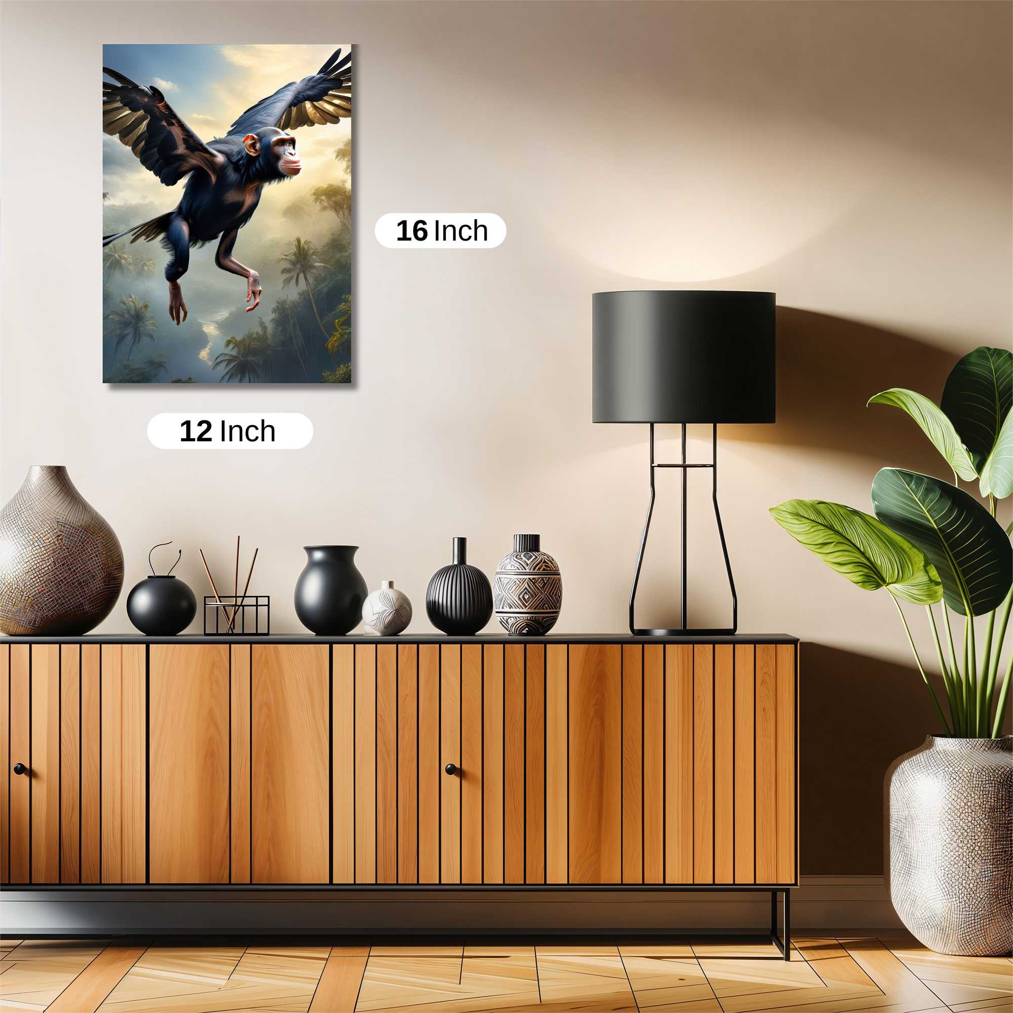 Monkey Majestic Safe Wall Magnetic / M