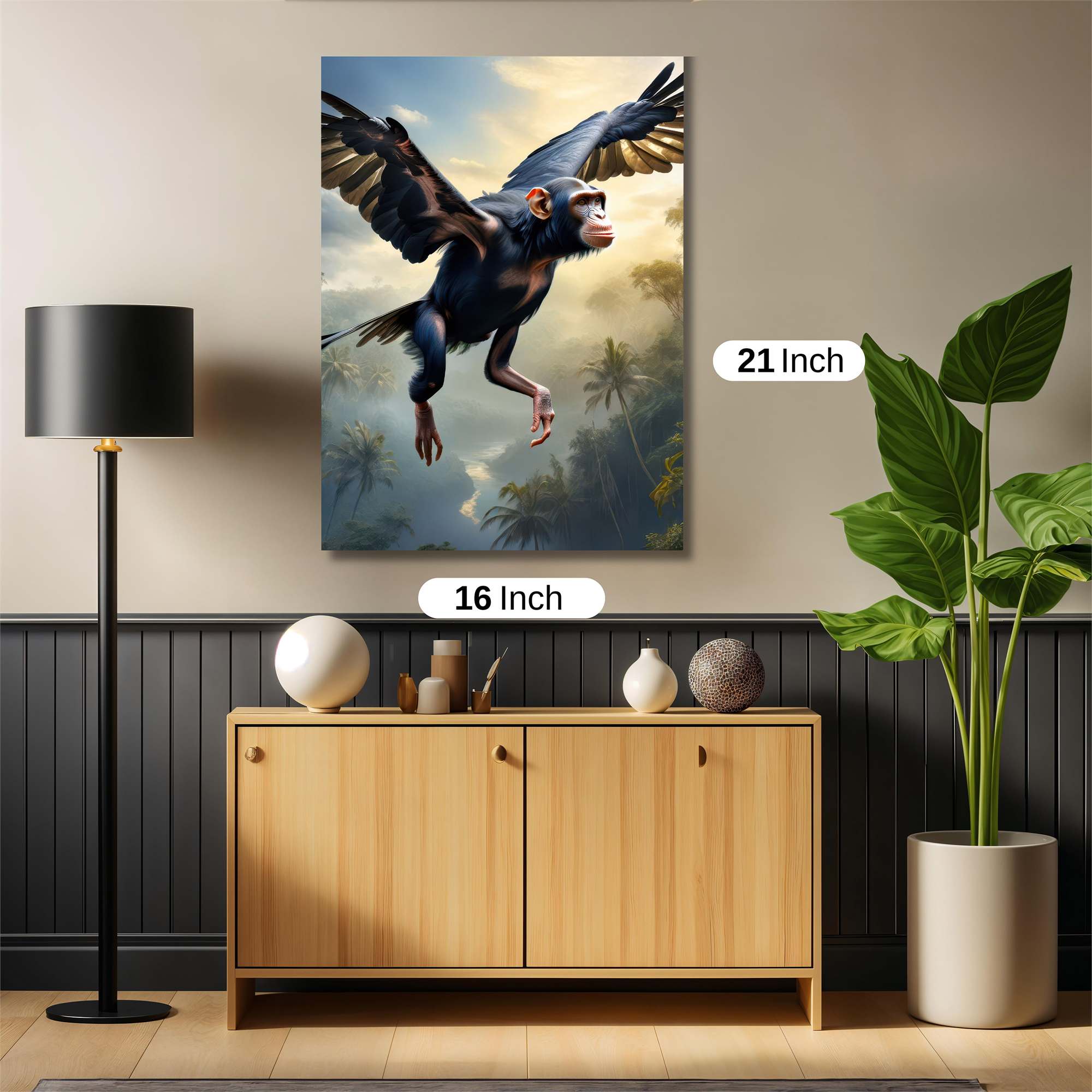 Monkey Majestic Safe Wall Magnetic / M