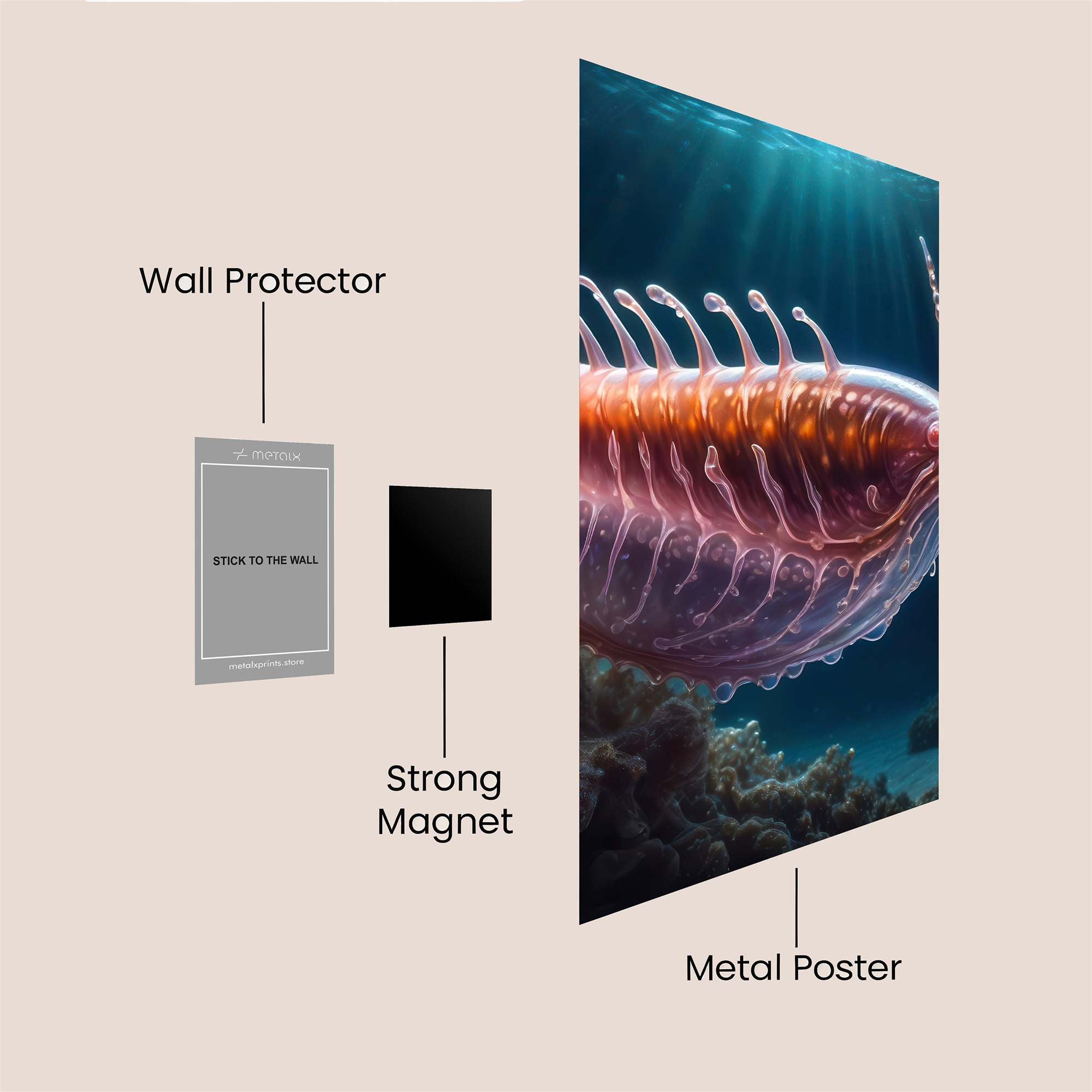 Opabinia Dream Safe Wall Magnetic / M
