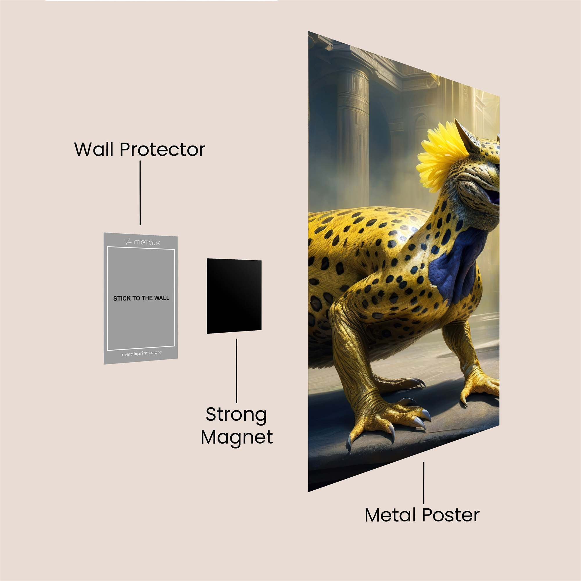 LeopardPunk Safe Wall Magnetic / M
