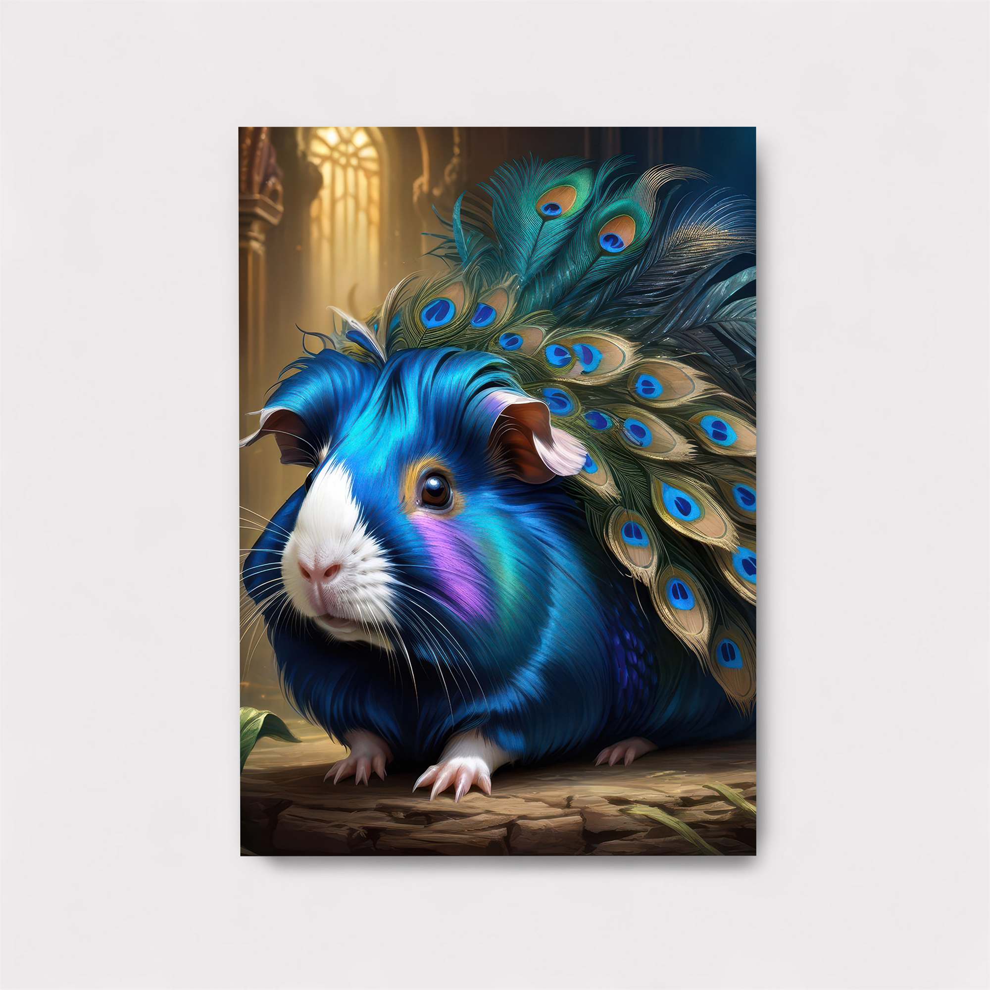 Peacock Guinea Safe Wall Magnetic / M