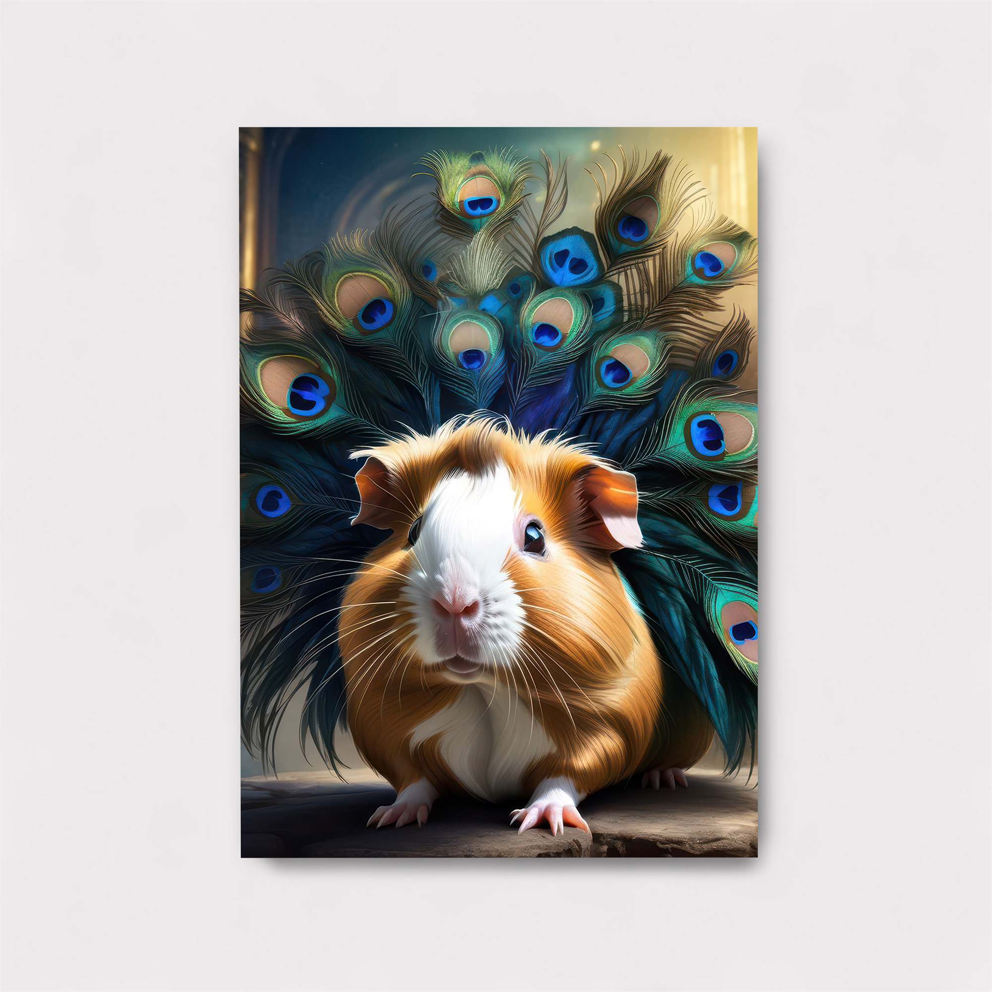 Peacock Guinea Safe Wall Magnetic / M