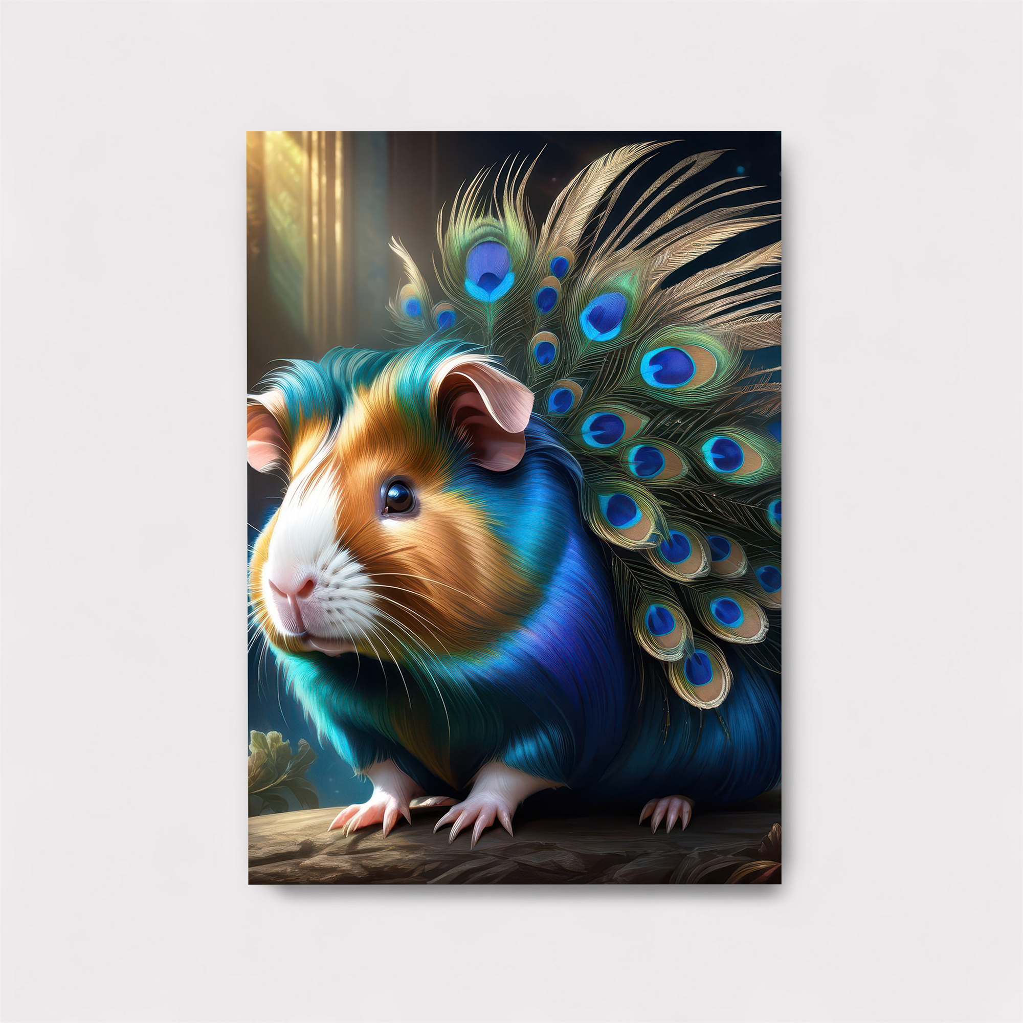 Peacock Guinea Safe Wall Magnetic / M