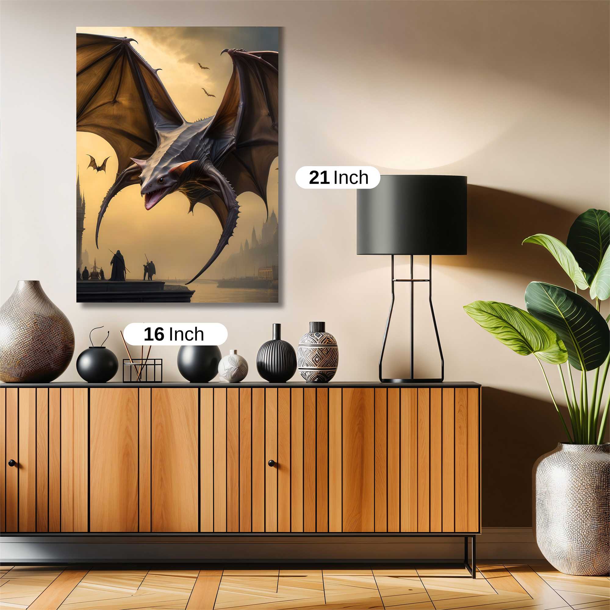 Dragon Twilight Safe Wall Magnetic / M