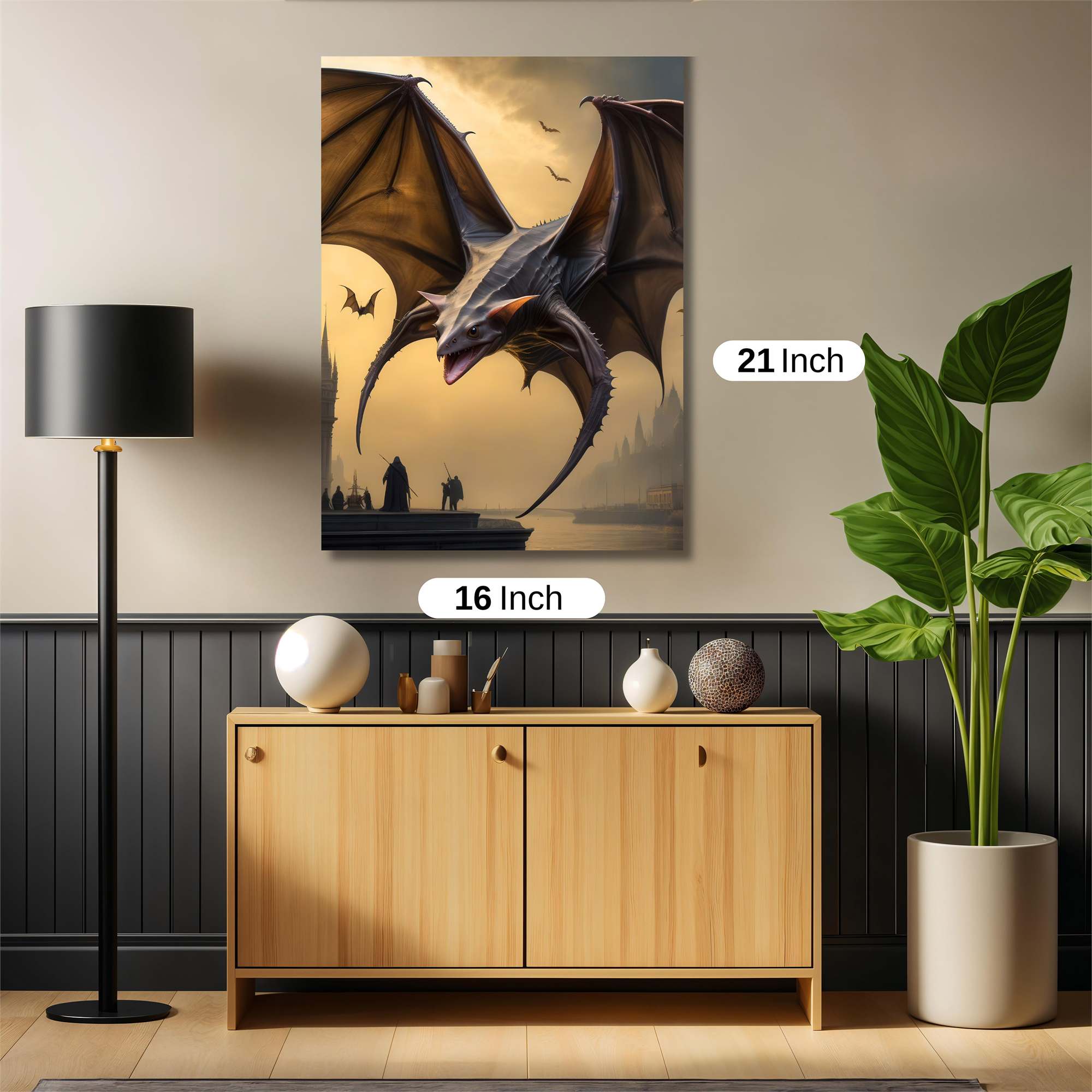 Dragon Twilight Safe Wall Magnetic / M