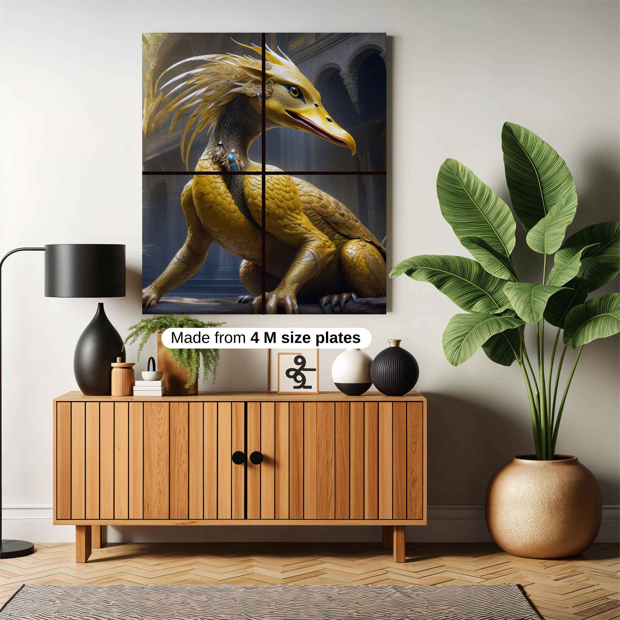 Golden Serenity Safe Wall Magnetic / M