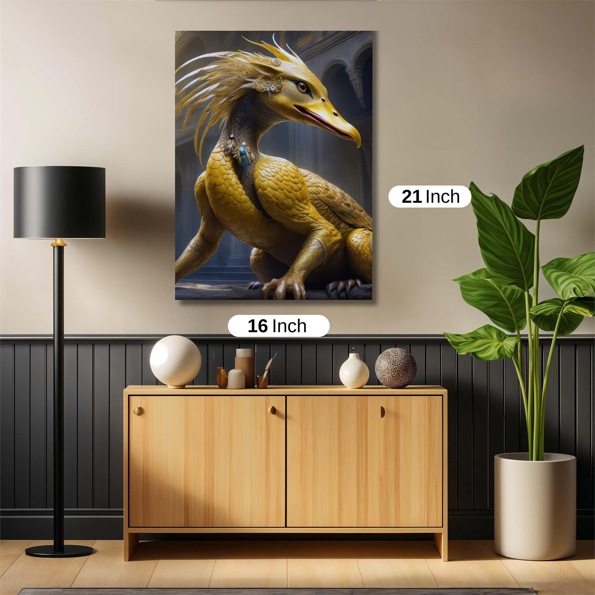 Golden Serenity Safe Wall Magnetic / M