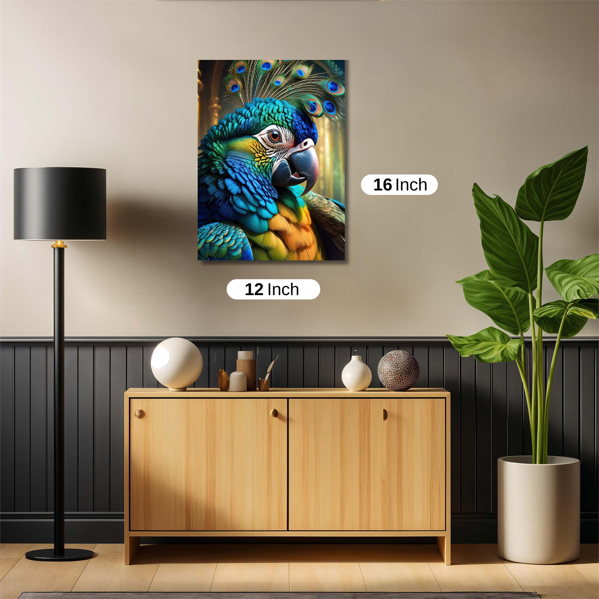 Peacock Majesty Safe Wall Magnetic / M