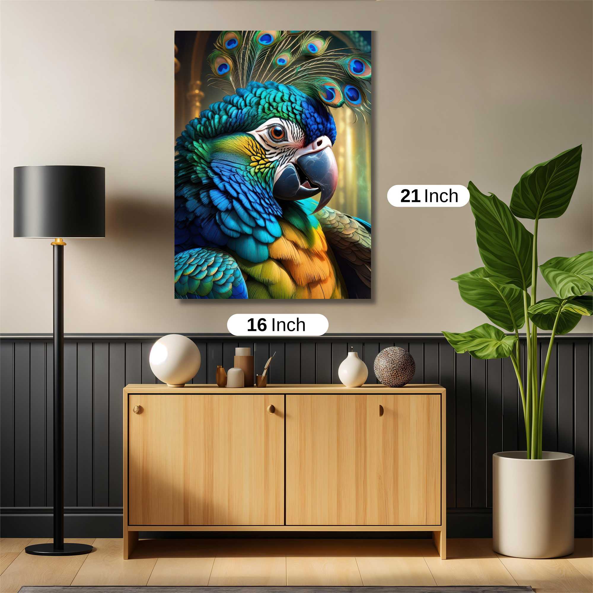 Peacock Majesty Safe Wall Magnetic / M
