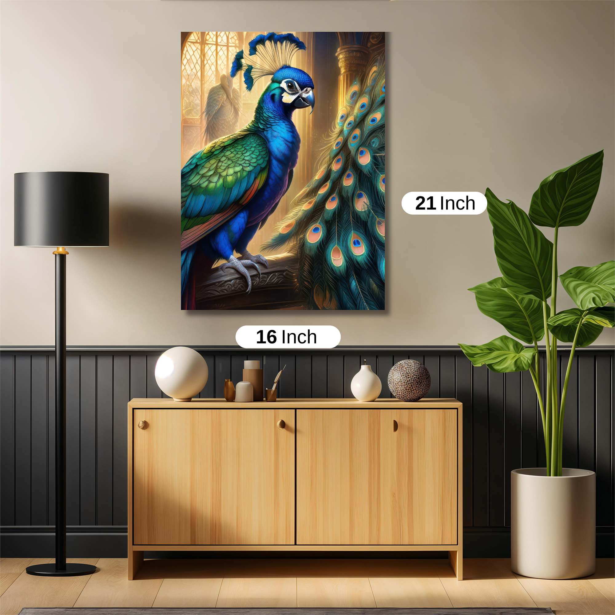 Peacock Regal Safe Wall Magnetic / M