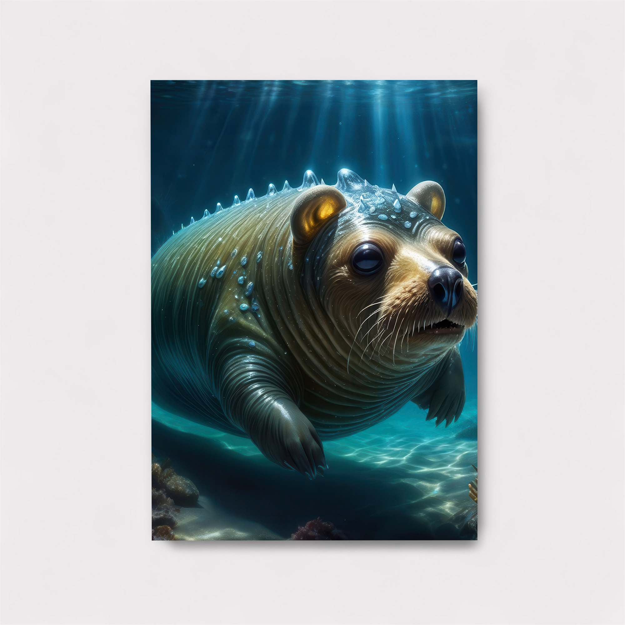 Aqua Otter Safe Wall Magnetic / M