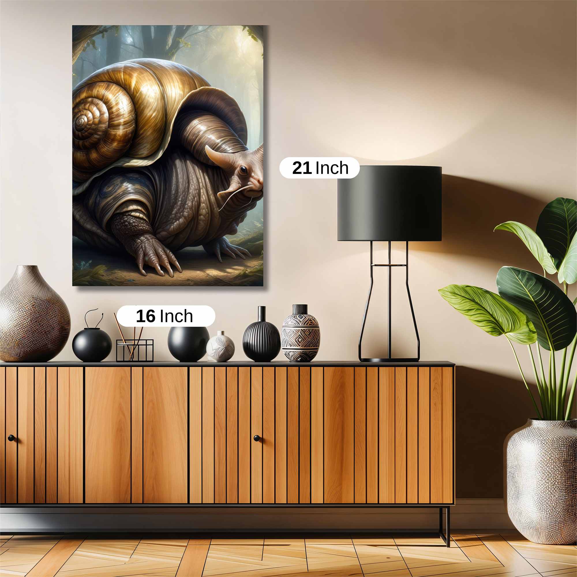 Snail Warrior Safe Wall Magnetic / M