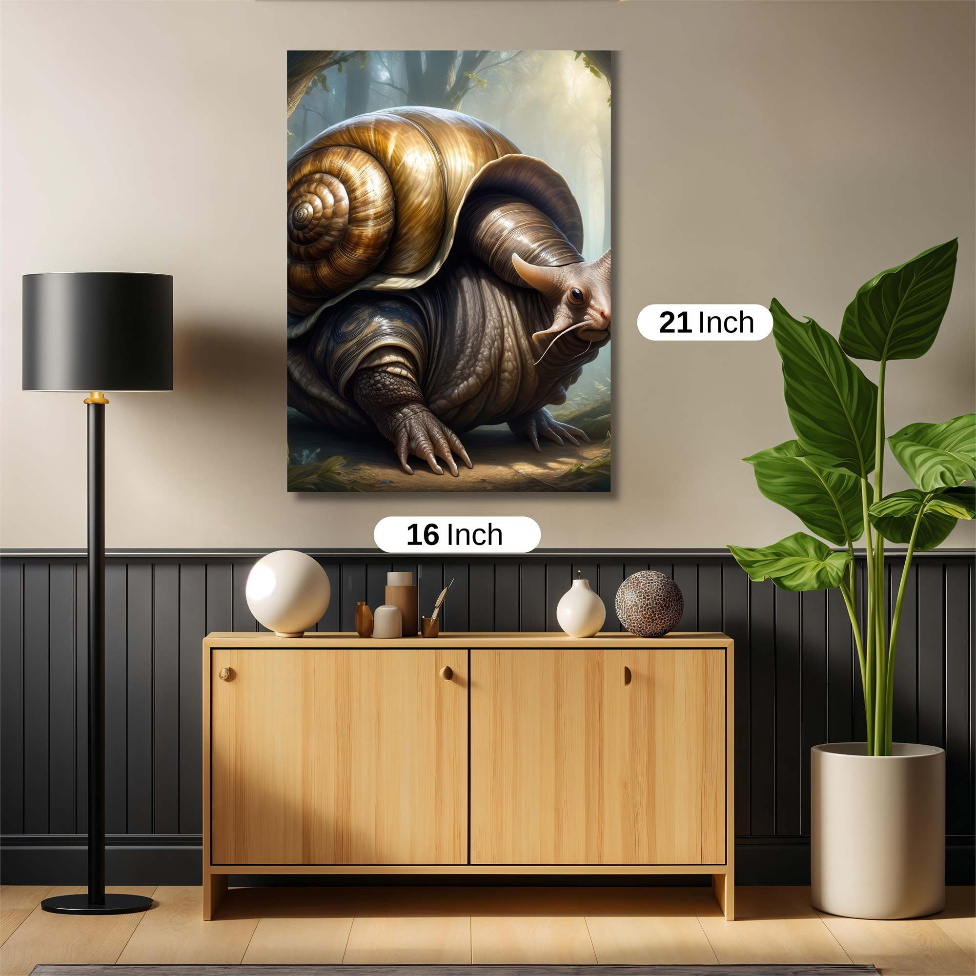 Snail Warrior Safe Wall Magnetic / M