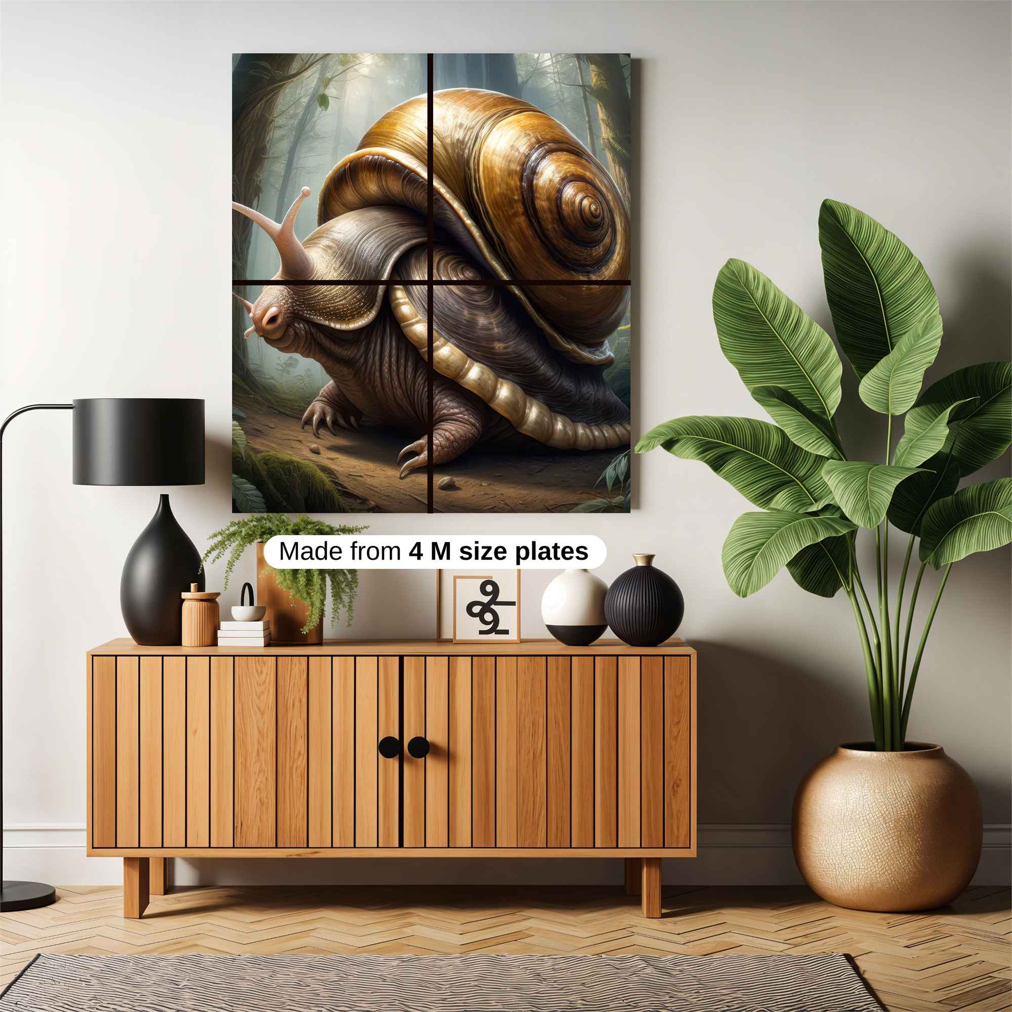 Golden Tranquil Safe Wall Magnetic / M