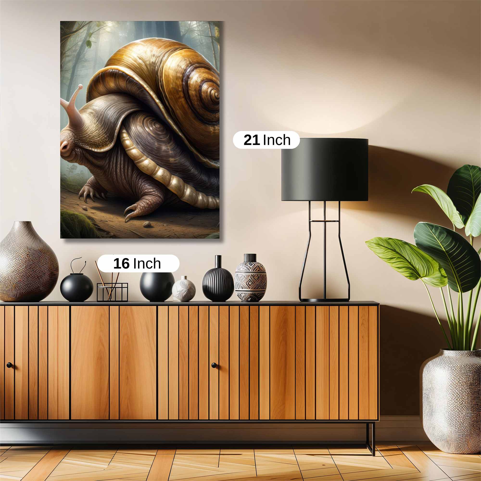 Golden Tranquil Safe Wall Magnetic / M