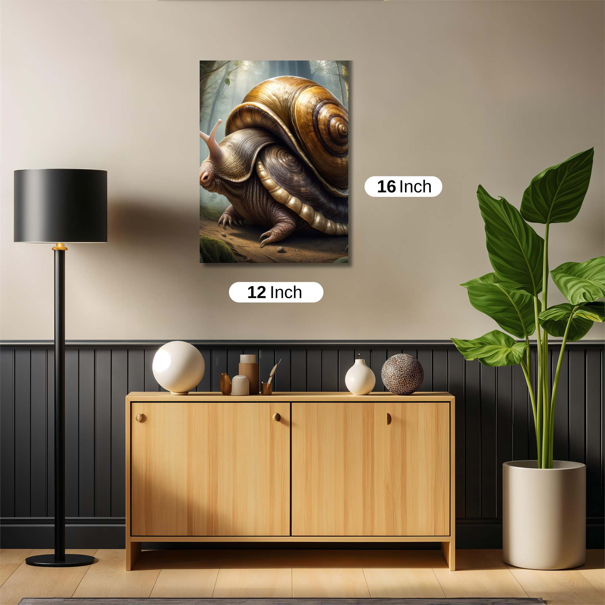 Golden Tranquil Safe Wall Magnetic / M