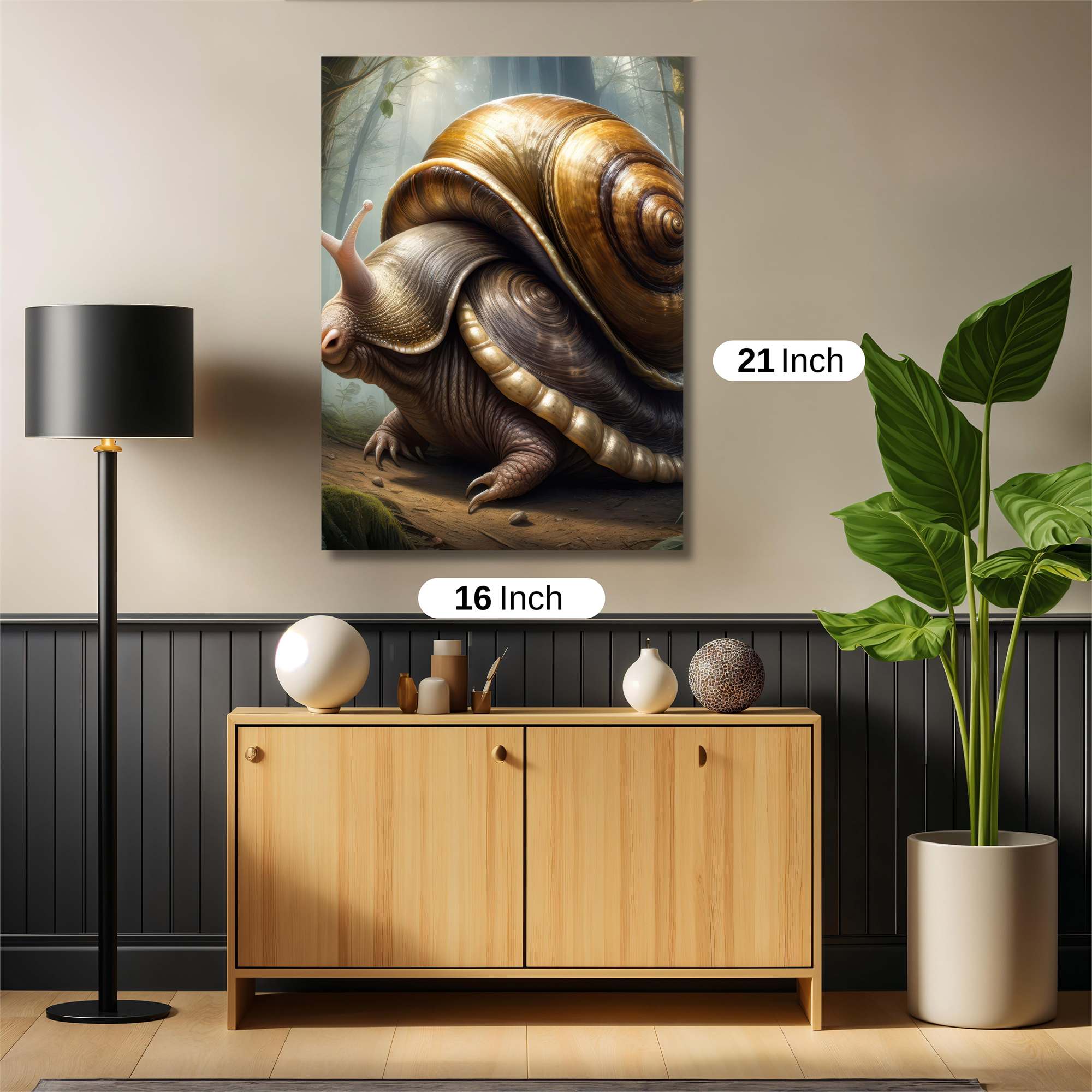 Golden Tranquil Safe Wall Magnetic / M