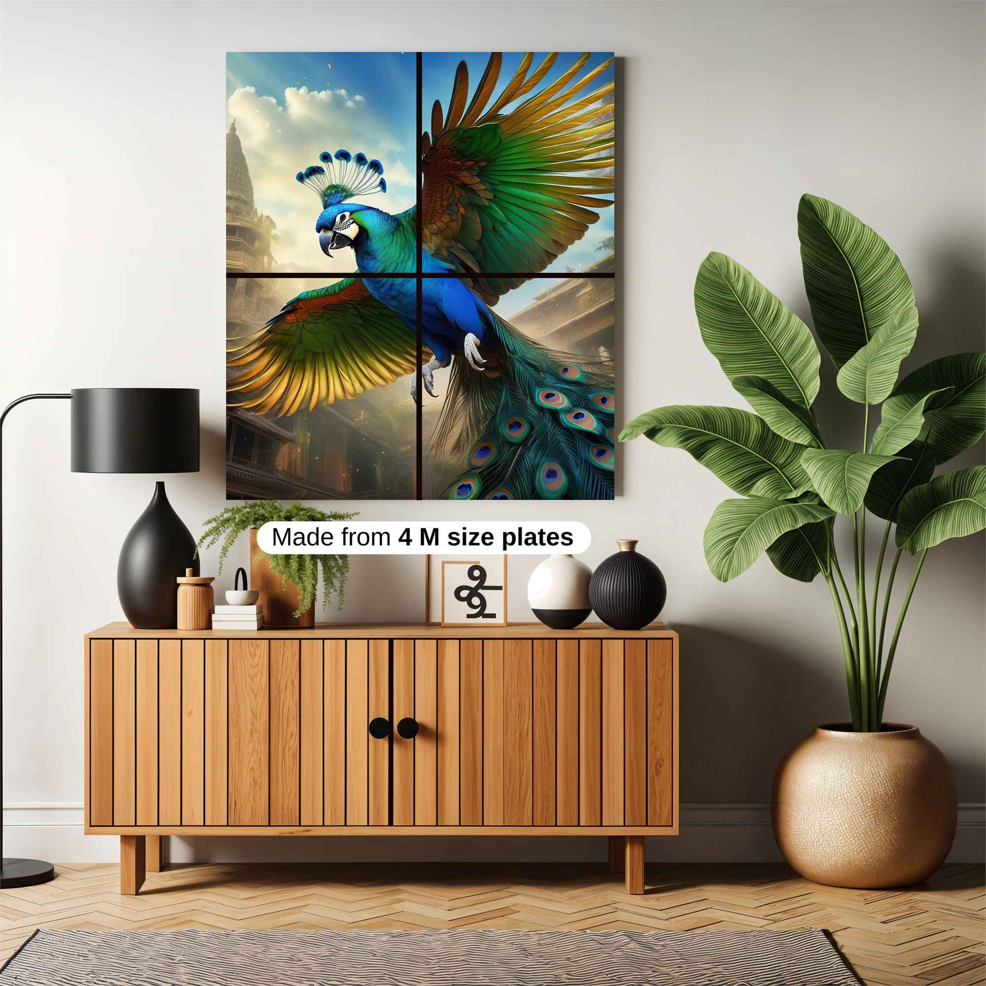 Peacock Majesty Safe Wall Magnetic / M