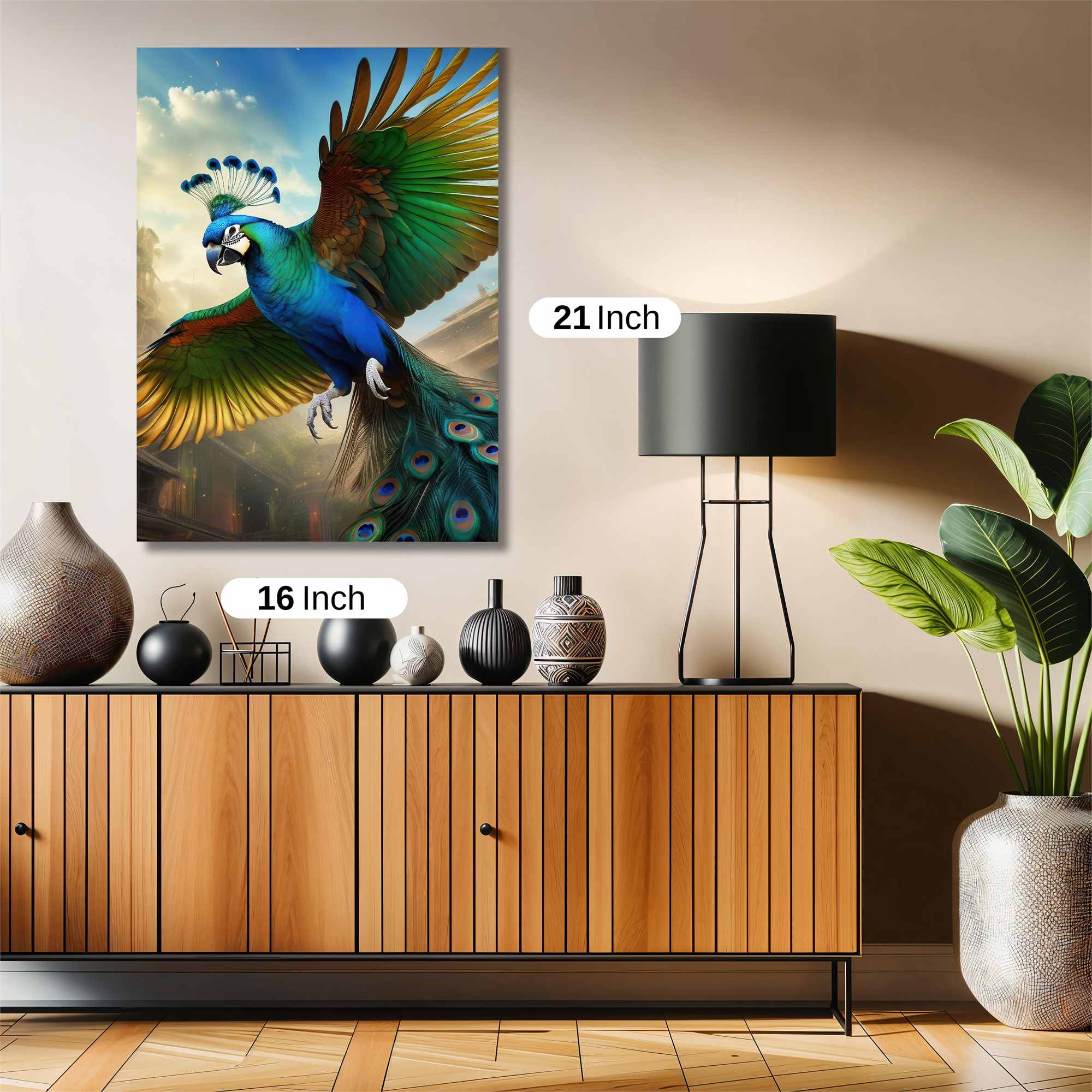 Peacock Majesty Safe Wall Magnetic / M